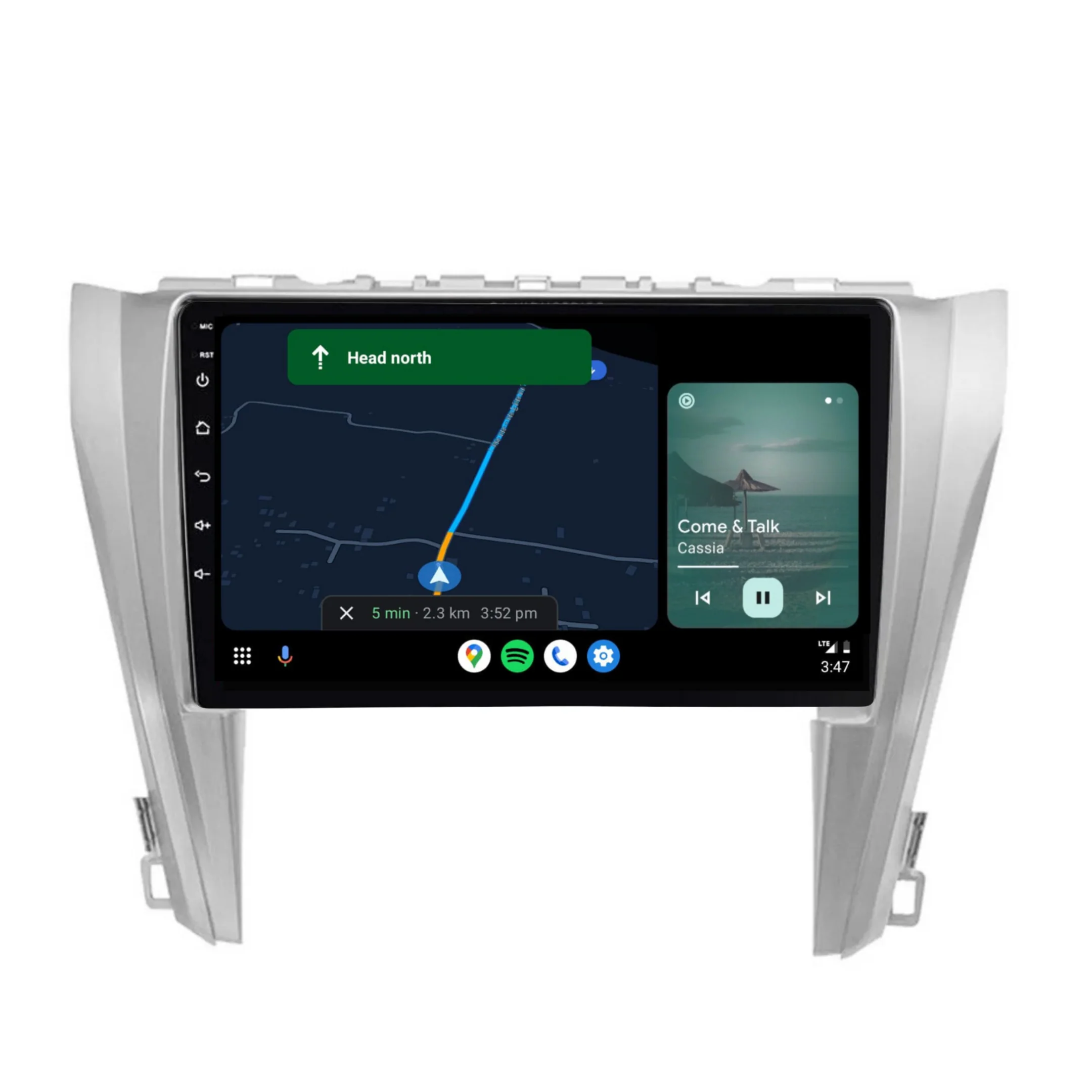 Toyota Camry / Aurion (2015-2017) Plug & Play Head Unit Upgrade Kit: Car Radio with Wireless & Wired Apple CarPlay & Android Auto - Image 3