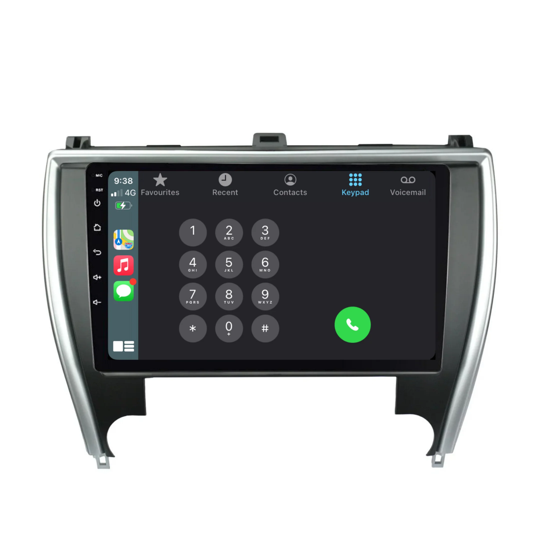 Toyota Camry SA/MEA (2015-2017) Plug & Play Head Unit Upgrade Kit: Car Radio with Wireless & Wired Apple CarPlay & Android Auto - Image 3