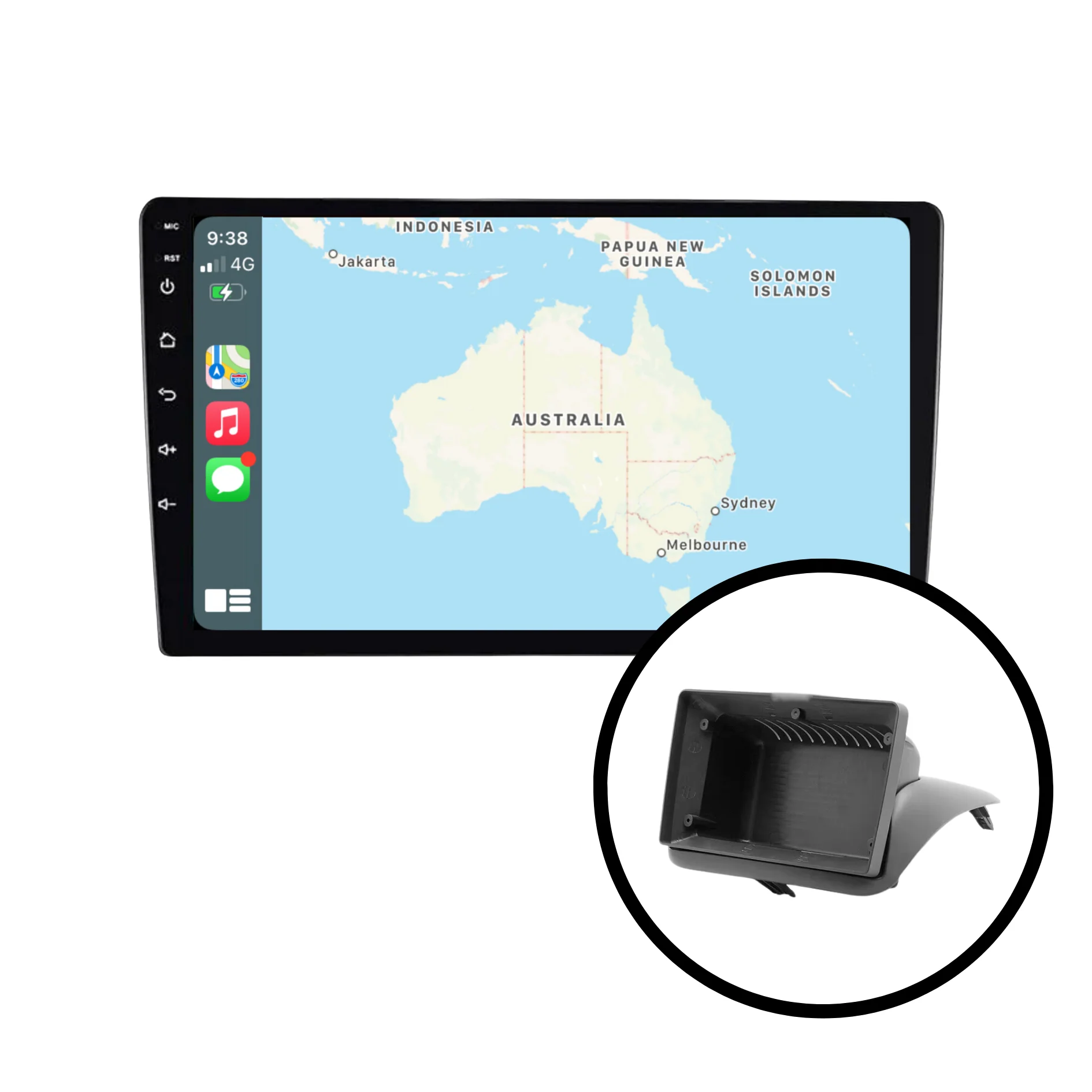 Toyota Corolla (1995-2002) Plug & Play Head Unit Upgrade Kit: Car Radio with Wireless & Wired Apple CarPlay & Android Auto - Image 2