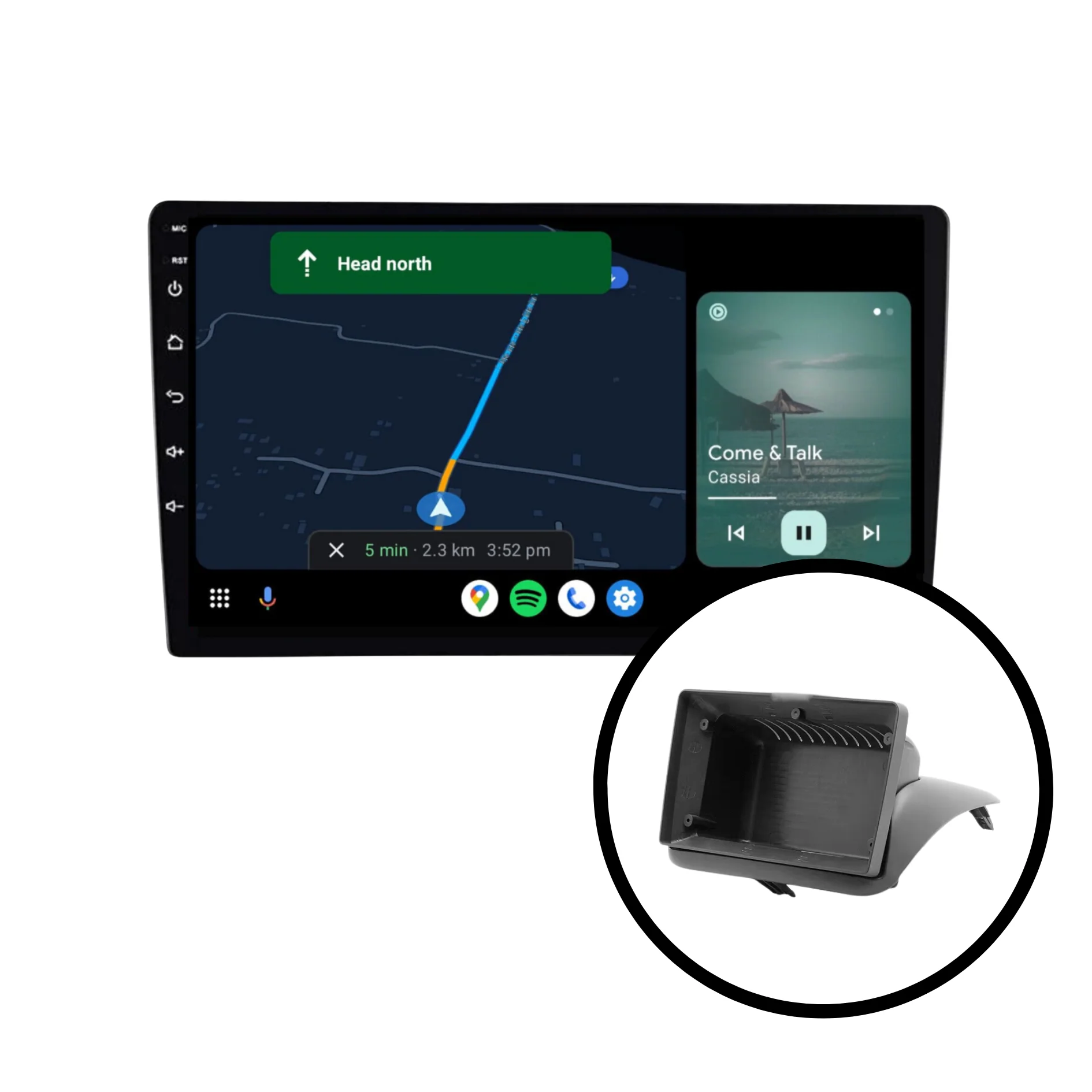 Toyota Corolla (1995-2002) Plug & Play Head Unit Upgrade Kit: Car Radio with Wireless & Wired Apple CarPlay & Android Auto - Image 4