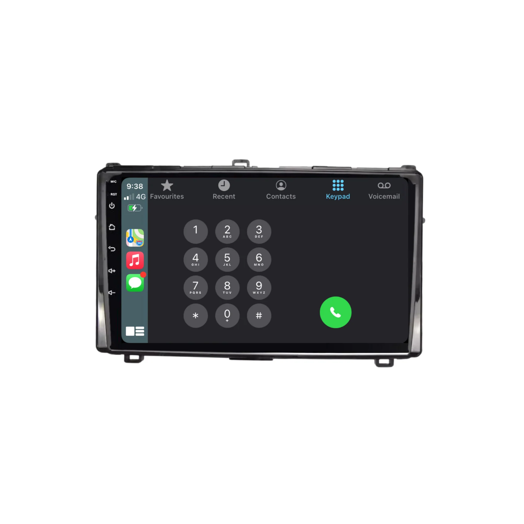 Toyota Corolla (2017-2019) Plug & Play Head Unit Upgrade Kit: Car Radio with Wireless & Wired Apple CarPlay & Android Auto - Image 3