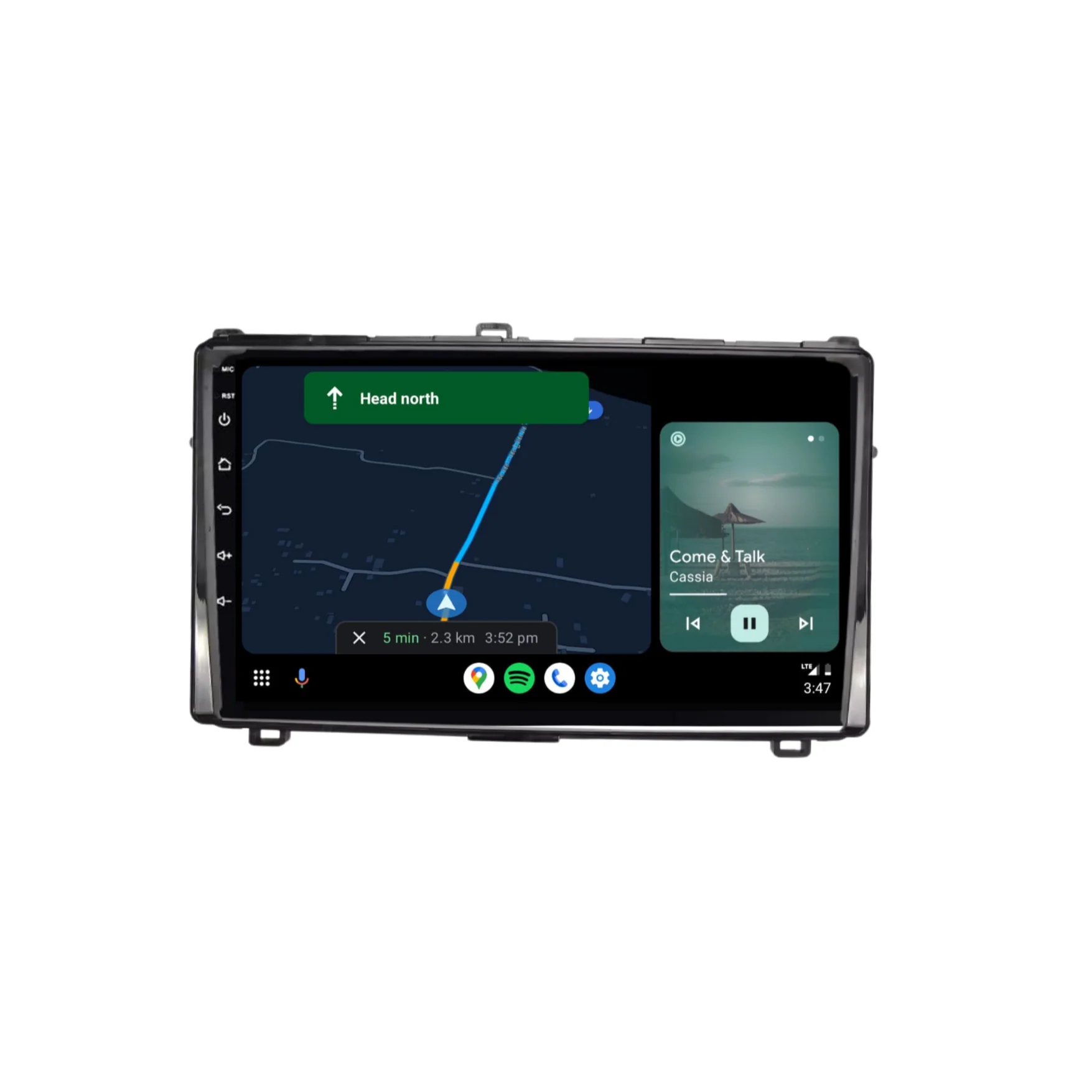 Toyota Corolla (2017-2019) Plug & Play Head Unit Upgrade Kit: Car Radio with Wireless & Wired Apple CarPlay & Android Auto - Image 4