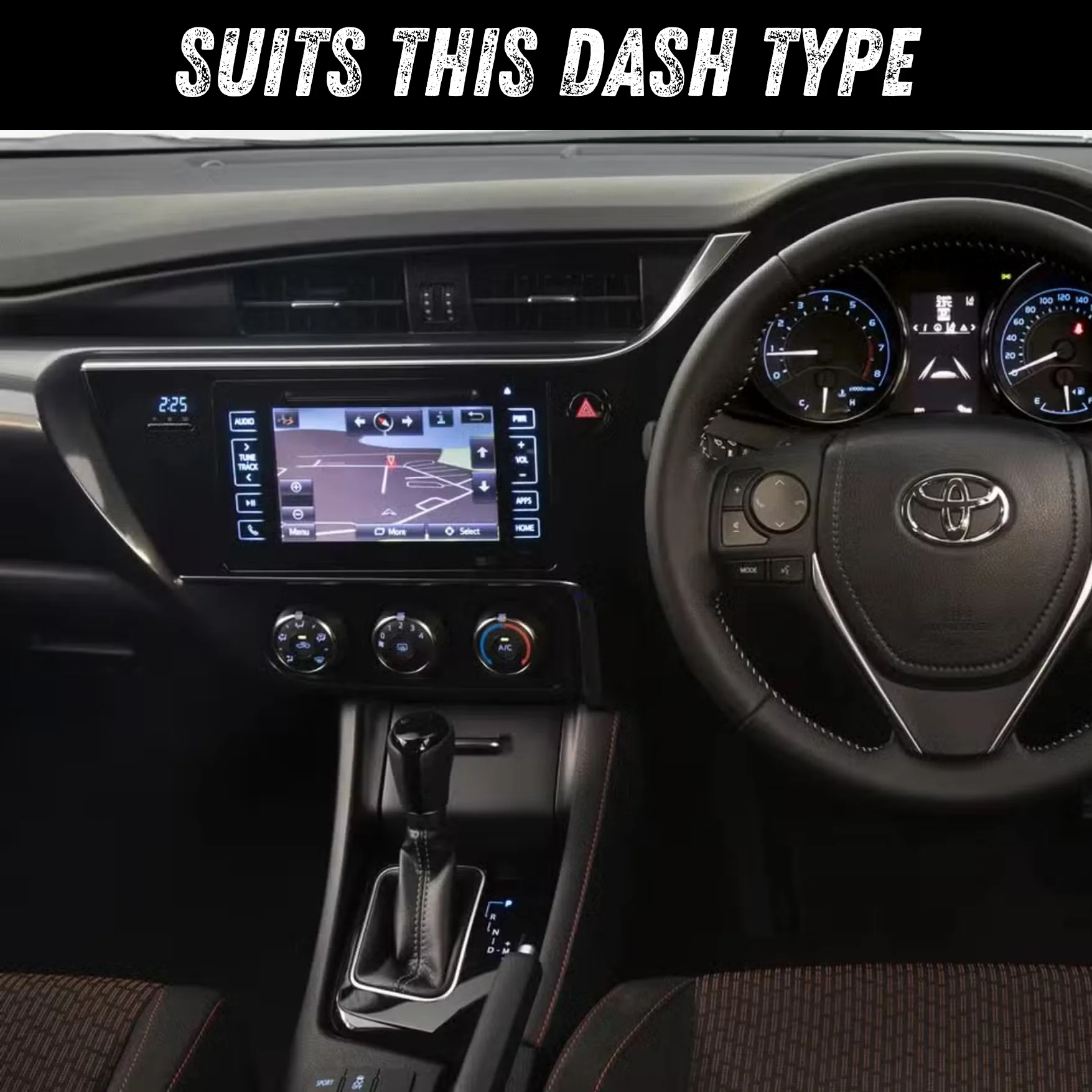 Toyota Corolla (2017-2019) Plug & Play Head Unit Upgrade Kit: Car Radio with Wireless & Wired Apple CarPlay & Android Auto - Image 7