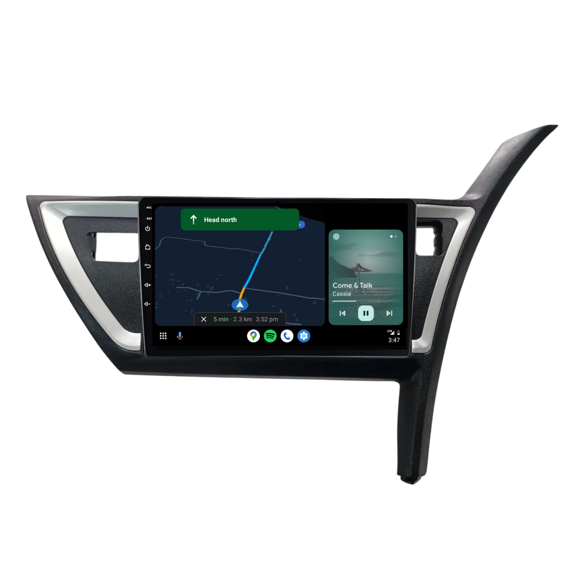 Toyota Corolla / Auris (2012-2015) Plug & Play Head Unit Upgrade Kit: Car Radio with Wireless & Wired Apple CarPlay & Android Auto - Image 4