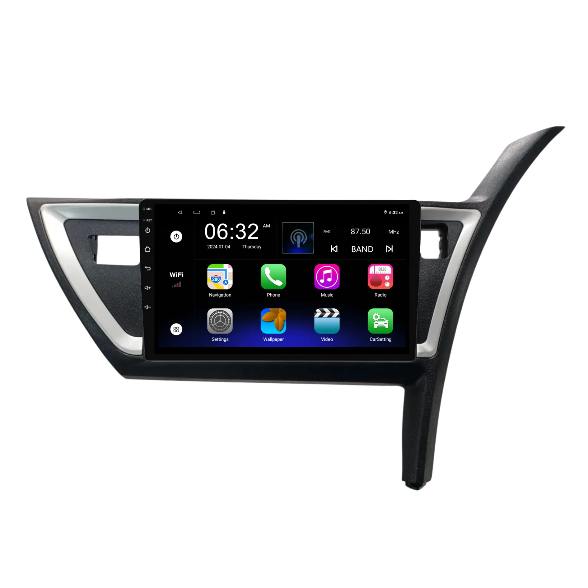 Toyota Corolla / Auris (2012-2015) Plug & Play Head Unit Upgrade Kit: Car Radio with Wireless & Wired Apple CarPlay & Android Auto - Image 6