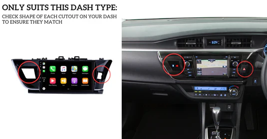 Toyota Corolla Hatch (2012-2015) Plug & Play Head Unit Upgrade Kit: Car Radio with Wireless & Wired Apple CarPlay & Android Auto - Image 7