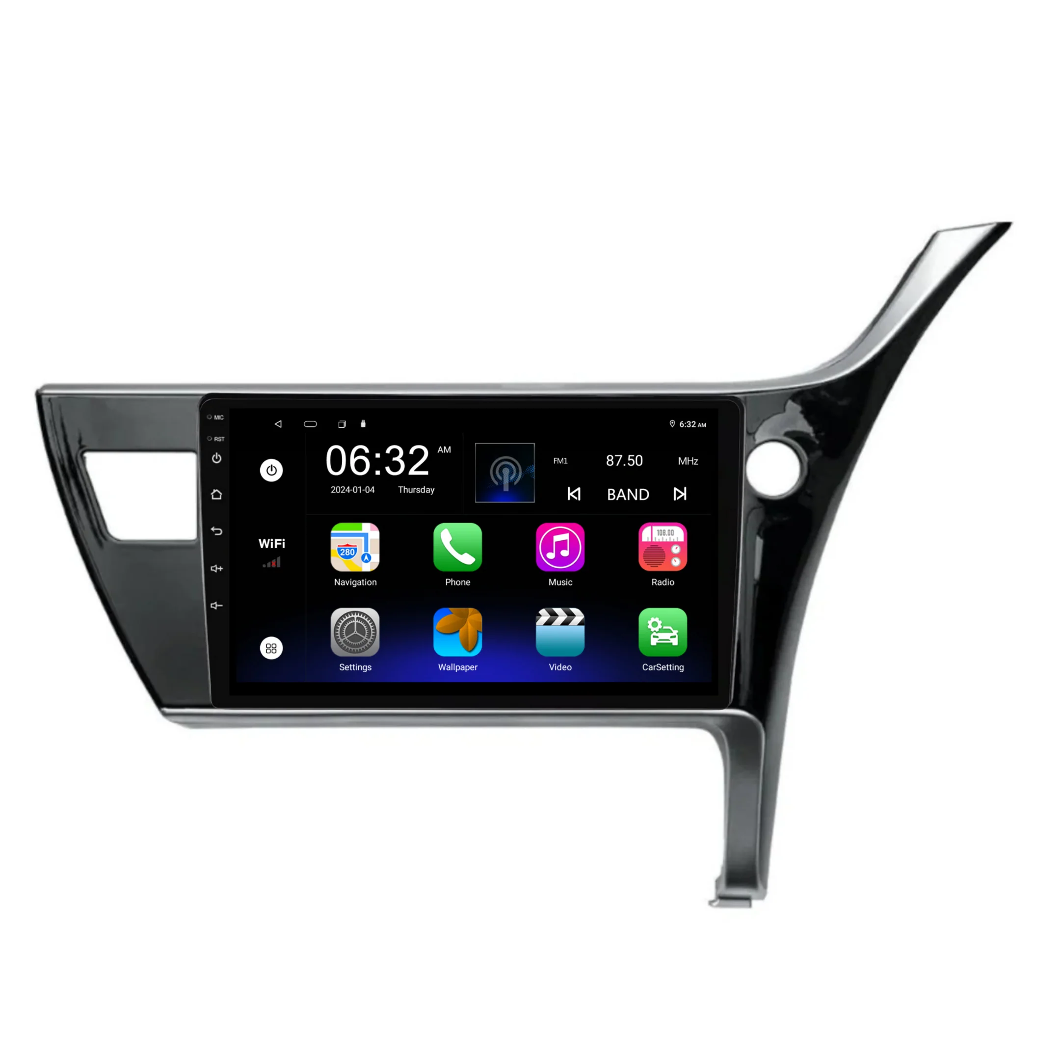 Toyota Corolla Hatch (2015-2018) Plug & Play Head Unit Upgrade Kit: Car Radio with Wireless & Wired Apple CarPlay & Android Auto - Image 6