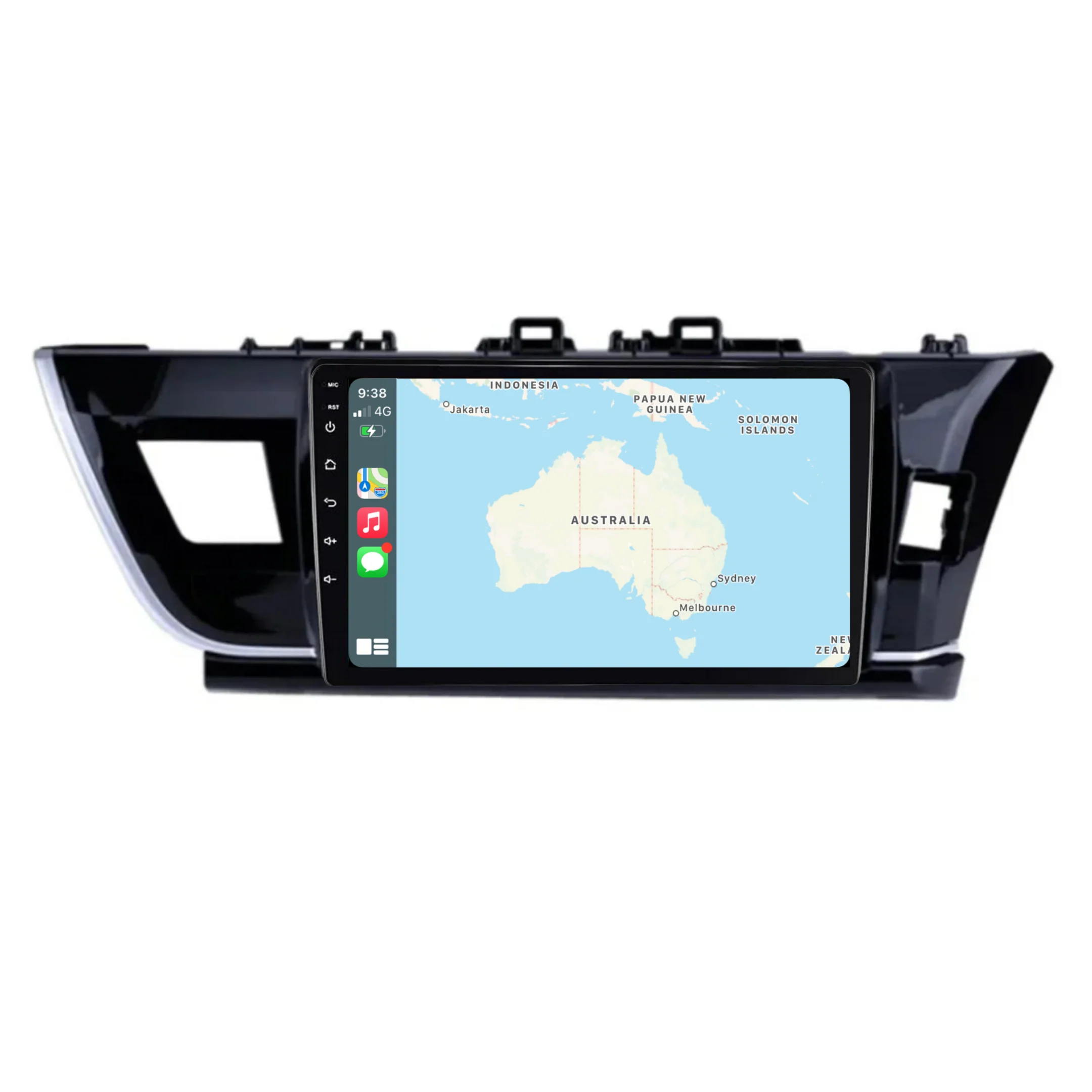 Toyota Corolla Sedan (2013-2016) Plug & Play Head Unit Upgrade Kit: Car Radio with Wireless & Wired Apple CarPlay & Android Auto - Image 2