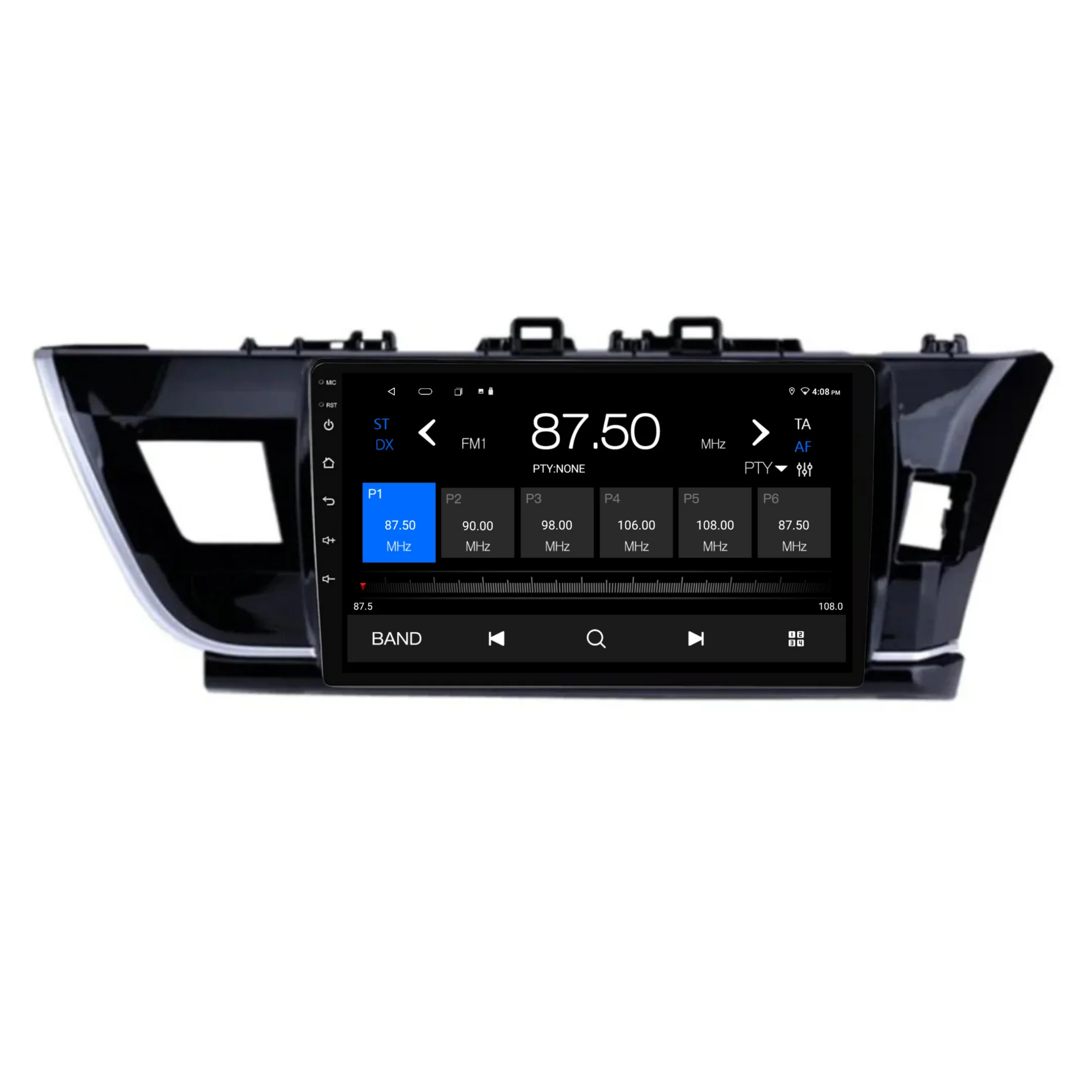 Toyota Corolla Sedan (2013-2016) Plug & Play Head Unit Upgrade Kit: Car Radio with Wireless & Wired Apple CarPlay & Android Auto - Image 5