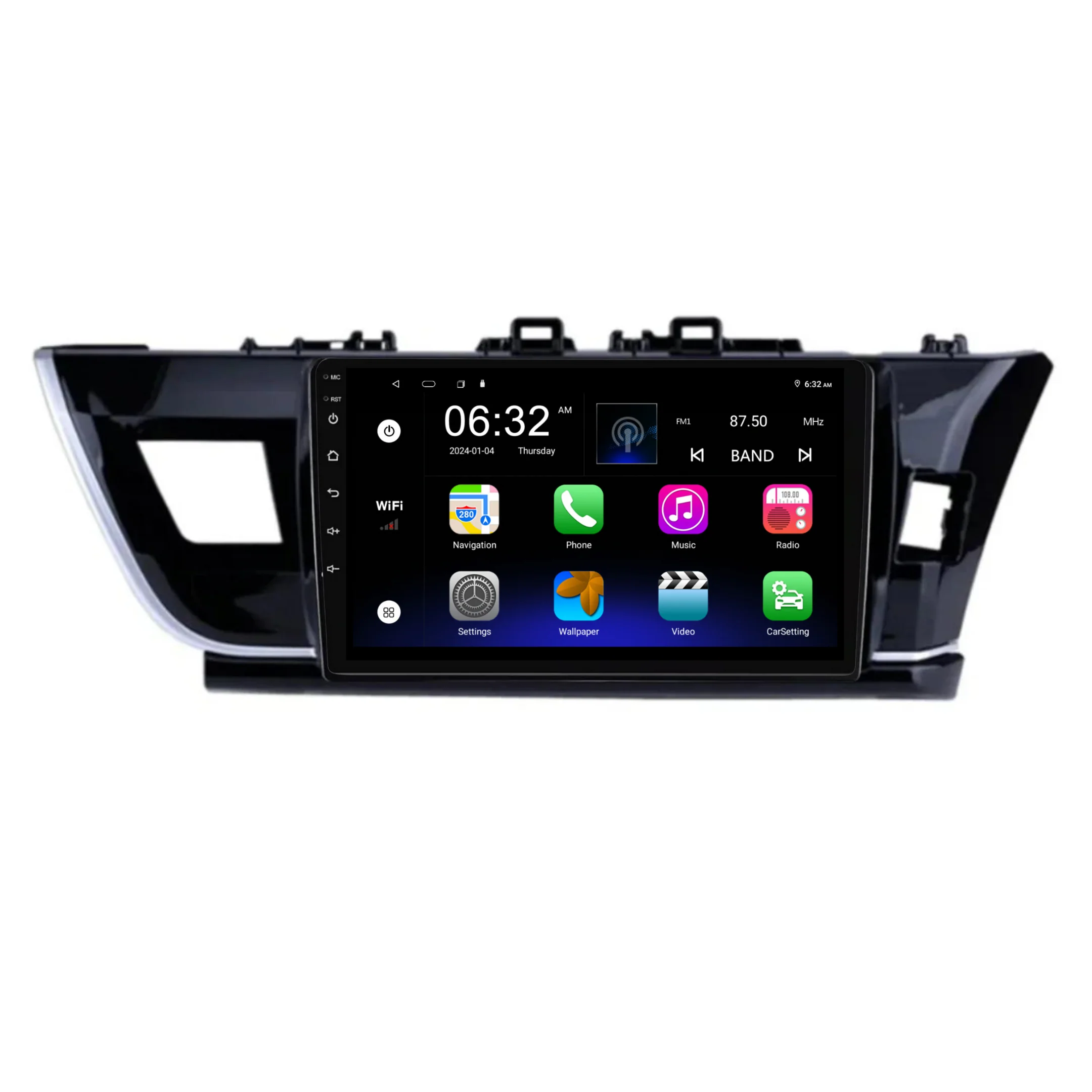 Toyota Corolla Sedan (2013-2016) Plug & Play Head Unit Upgrade Kit: Car Radio with Wireless & Wired Apple CarPlay & Android Auto - Image 6