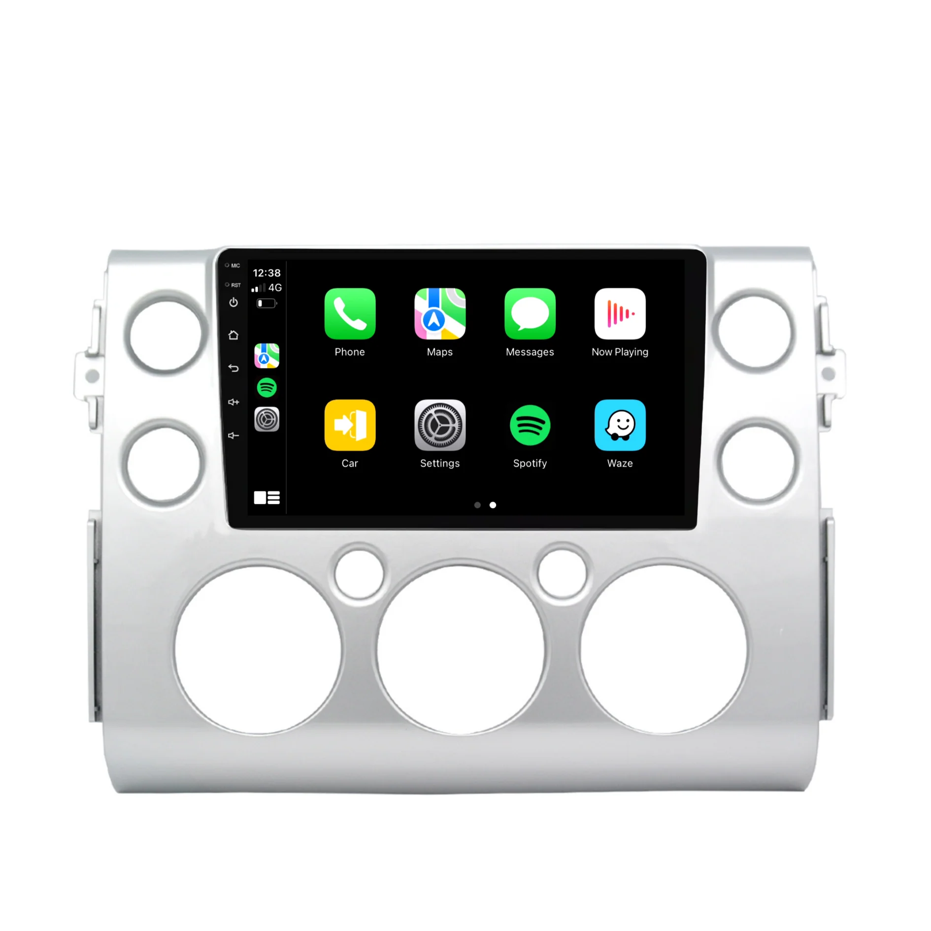 Toyota FJ CRUISER (2007-2015) Plug & Play Head Unit Upgrade Kit: Car Radio with Wireless & Wired Apple CarPlay & Android Auto - Image 2