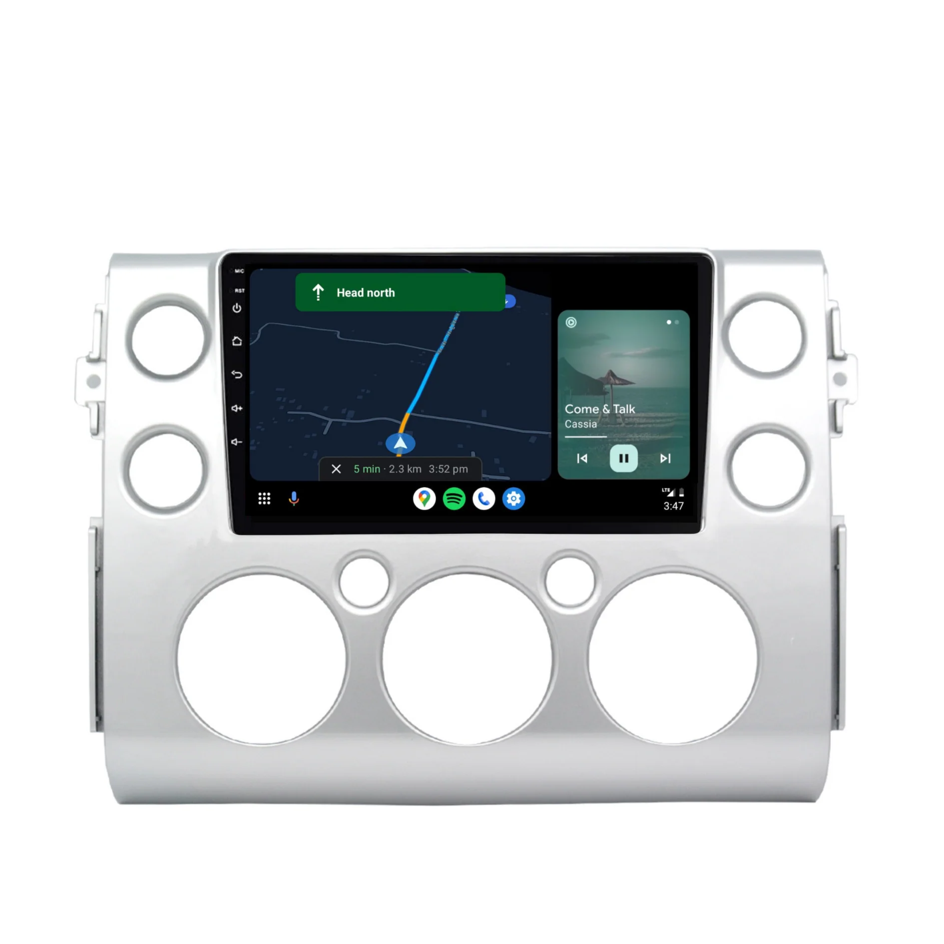 Toyota FJ CRUISER (2007-2015) Plug & Play Head Unit Upgrade Kit: Car Radio with Wireless & Wired Apple CarPlay & Android Auto - Image 5