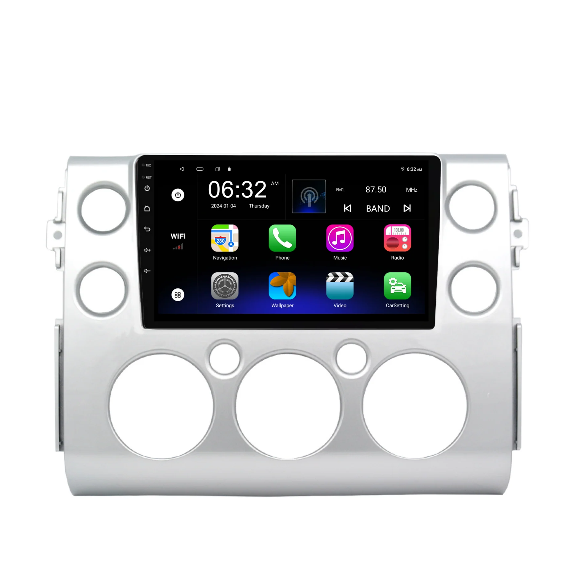 Toyota FJ CRUISER (2007-2015) Plug & Play Head Unit Upgrade Kit: Car Radio with Wireless & Wired Apple CarPlay & Android Auto - Image 7