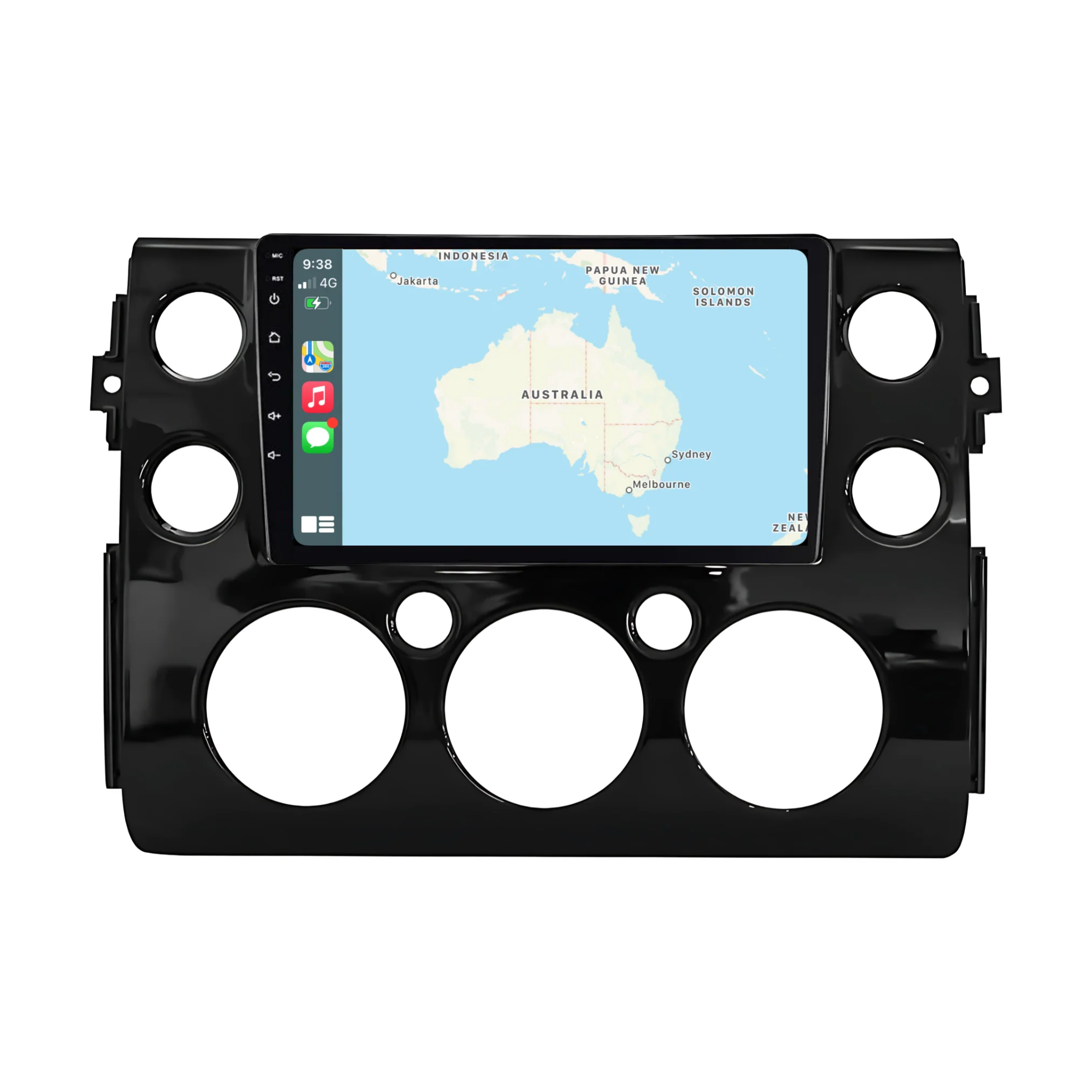 Toyota FJ CRUISER BLACK (2007-2015) Plug & Play Head Unit Upgrade Kit: Car Radio with Wireless & Wired Apple CarPlay & Android Auto - Image 3
