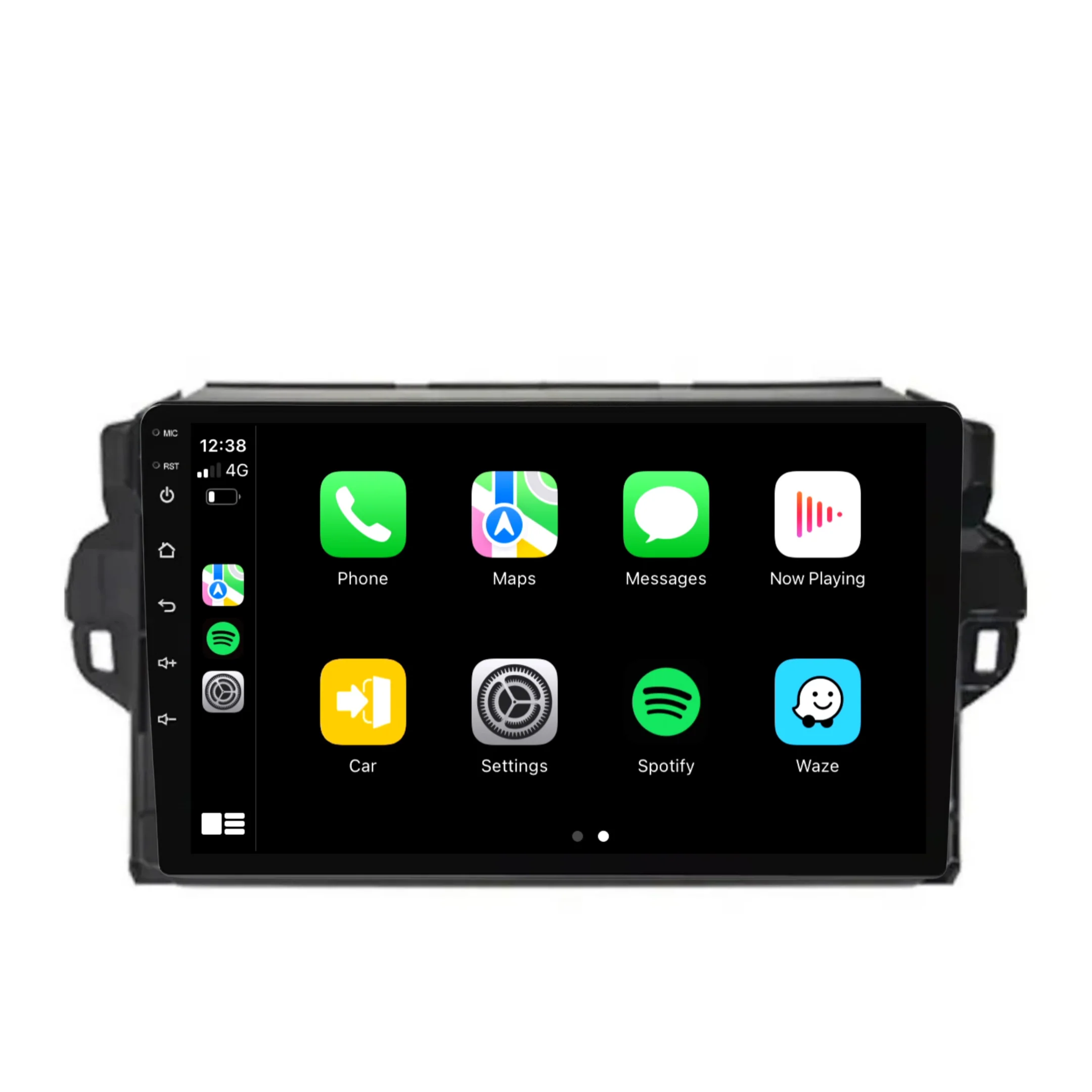 Toyota Fortuner (2016-2020) Plug & Play Head Unit Upgrade Kit: Car Radio with Wireless & Wired Apple CarPlay & Android Auto - Image 2