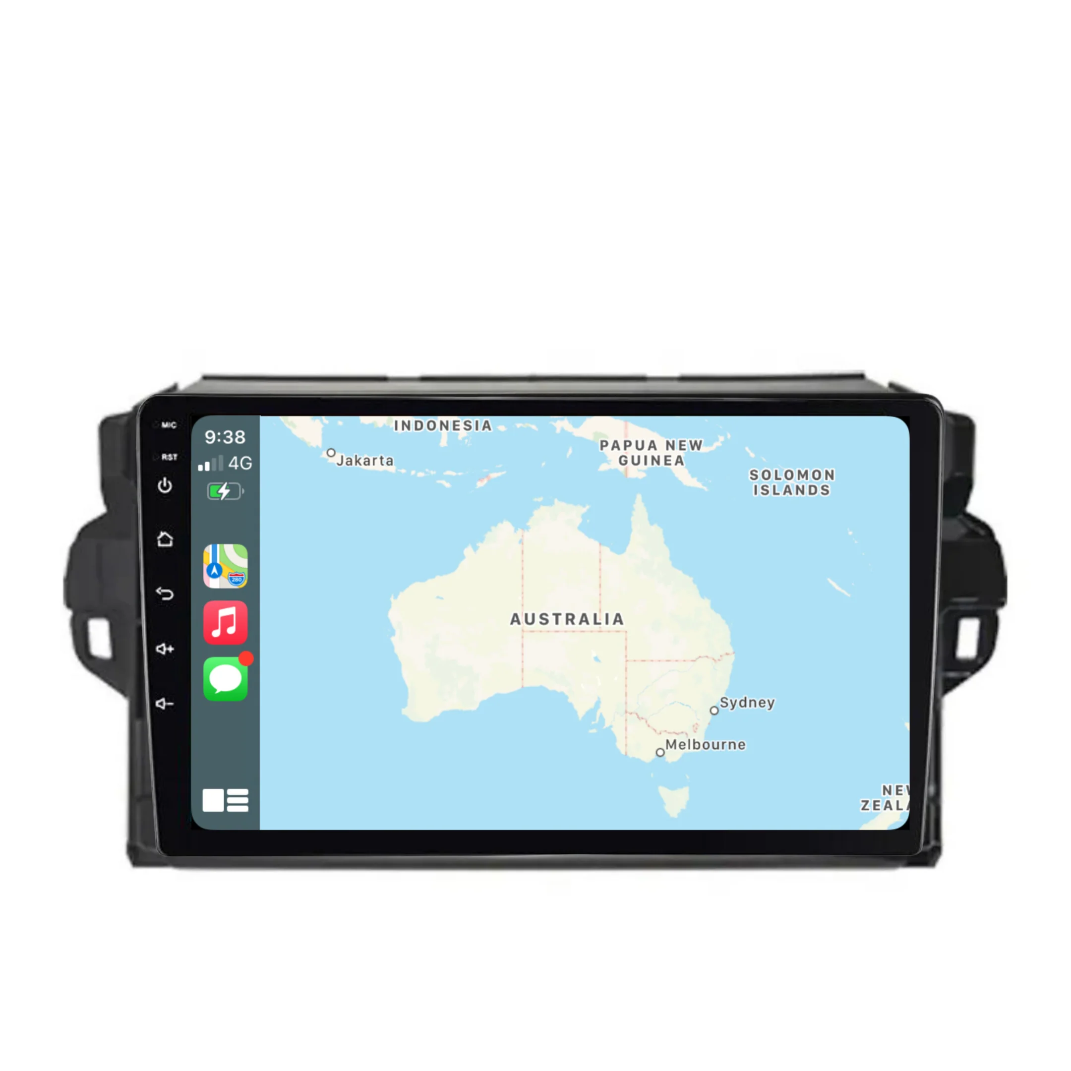 Toyota Fortuner (2016-2020) Plug & Play Head Unit Upgrade Kit: Car Radio with Wireless & Wired Apple CarPlay & Android Auto - Image 3