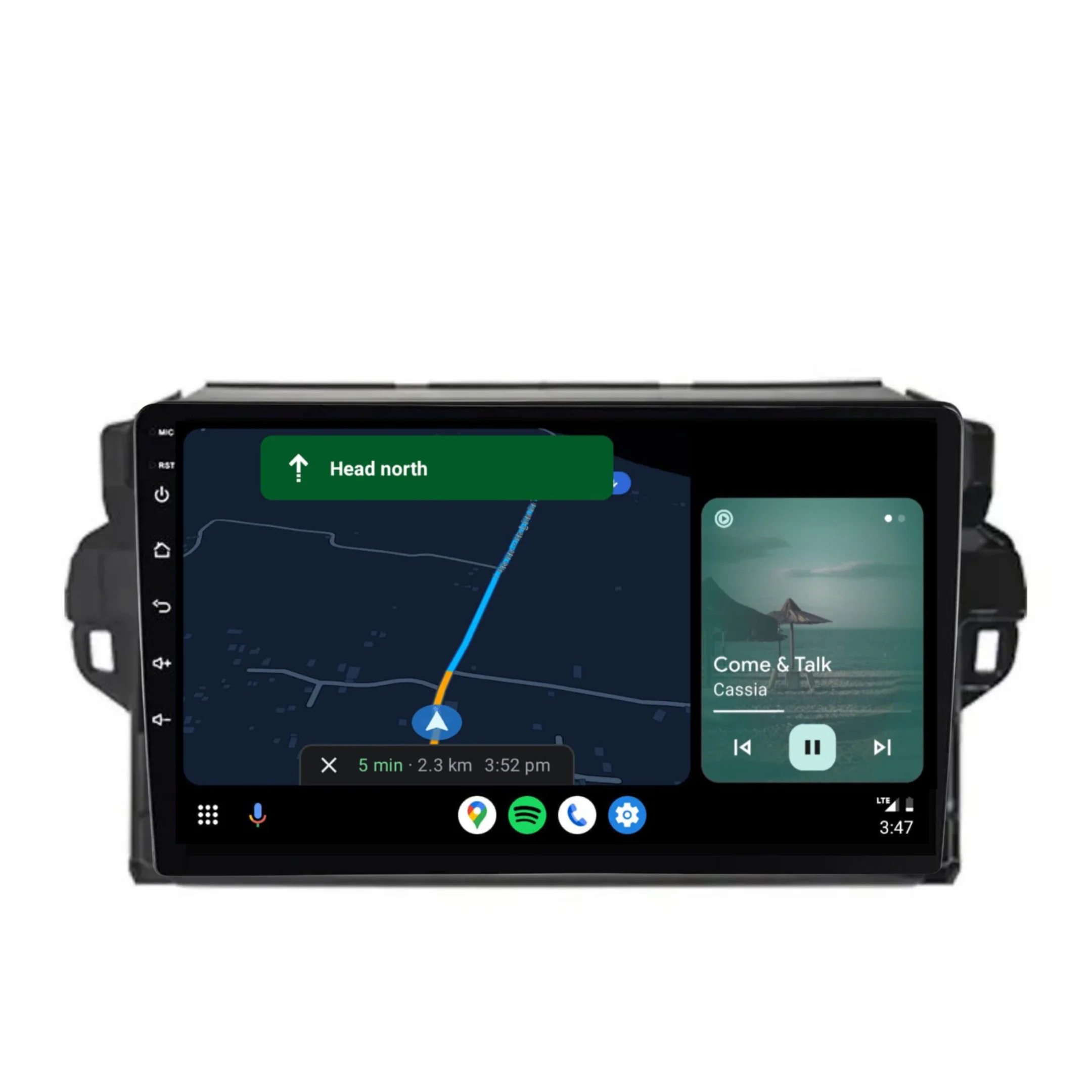 Toyota Fortuner (2021-2024) Plug & Play Head Unit Upgrade Kit: Car Radio with Wireless & Wired Apple CarPlay & Android Auto - Image 5