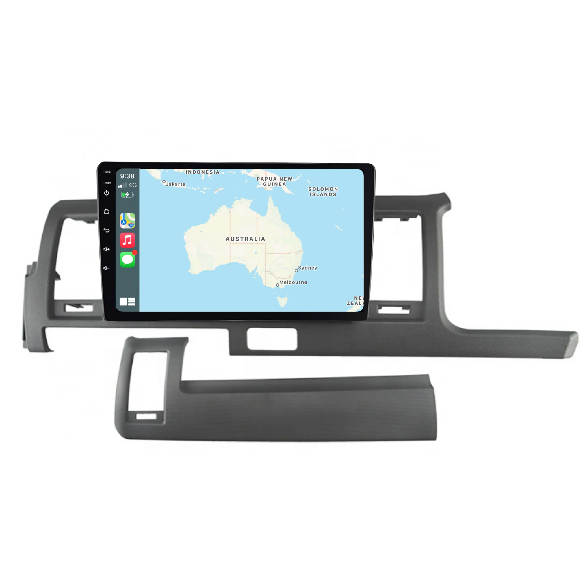 Toyota Hiace (2010-2018) Plug & Play Head Unit Upgrade Kit: Car Radio with Wireless & Wired Apple CarPlay & Android Auto - Image 3