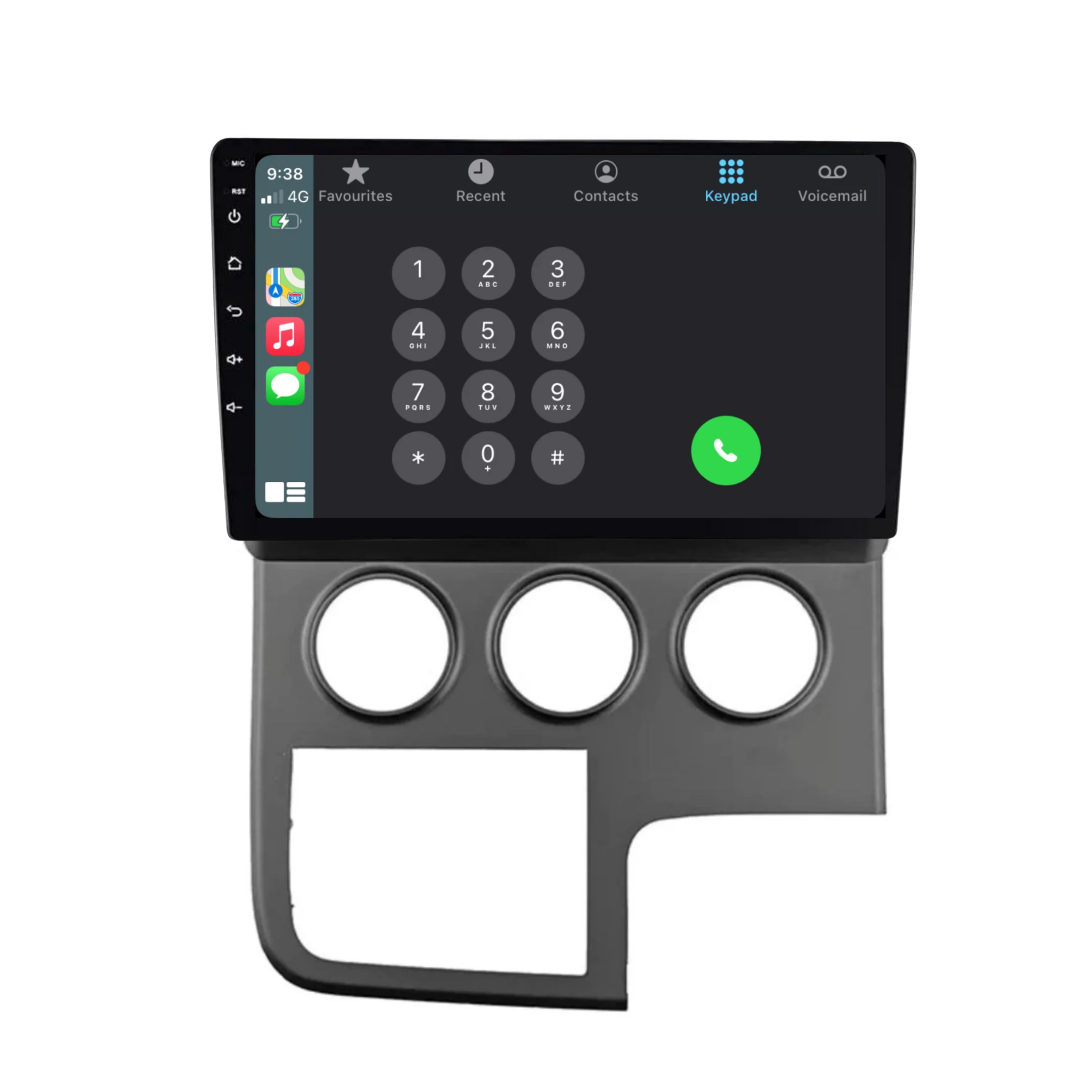 Toyota Hiace (2019-2024) Plug & Play Head Unit Upgrade Kit: Car Radio with Wireless & Wired Apple CarPlay & Android Auto - Image 3