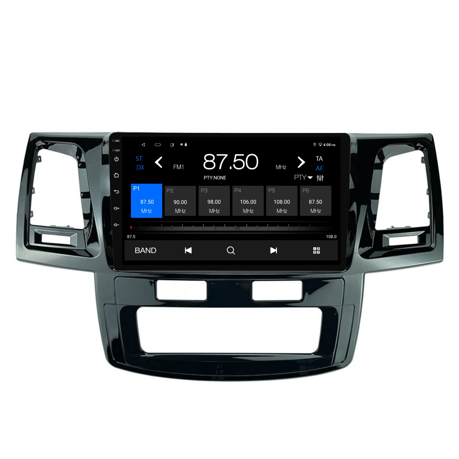 Toyota Hilux / N70 Auto AC (2008-2014) Plug & Play Head Unit Upgrade Kit: Car Radio with Wireless & Wired Apple CarPlay & Android Auto - Image 6