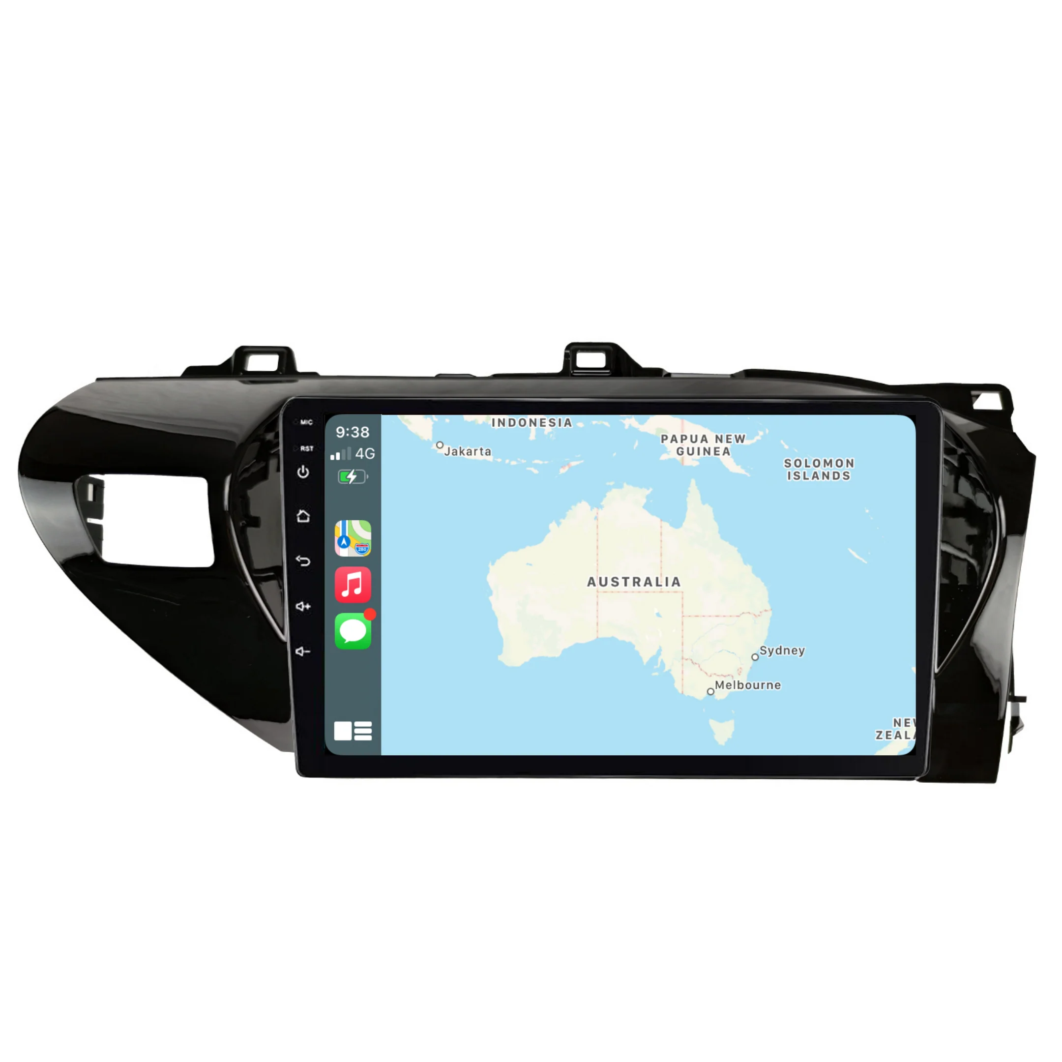 Toyota Hilux N80 / SR5 (2014-2022) Plug & Play Head Unit Upgrade Kit: Car Radio with Wireless & Wired Apple CarPlay & Android Auto - Image 4