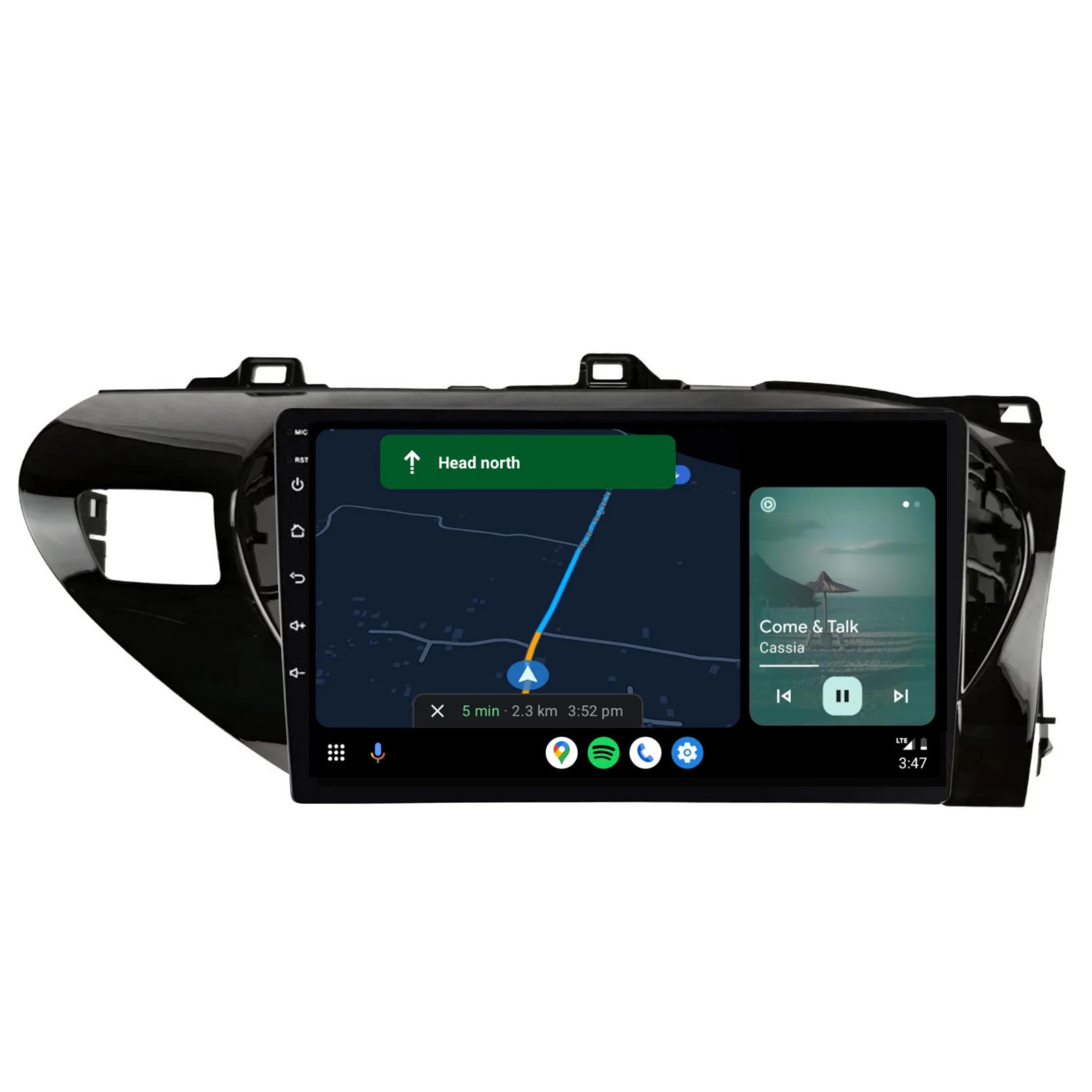 Toyota Hilux N80 / SR5 / GR SPORT (2023/2024) Plug & Play Head Unit Upgrade Kit: Car Radio with Wireless & Wired Apple CarPlay & Android Auto - Image 5
