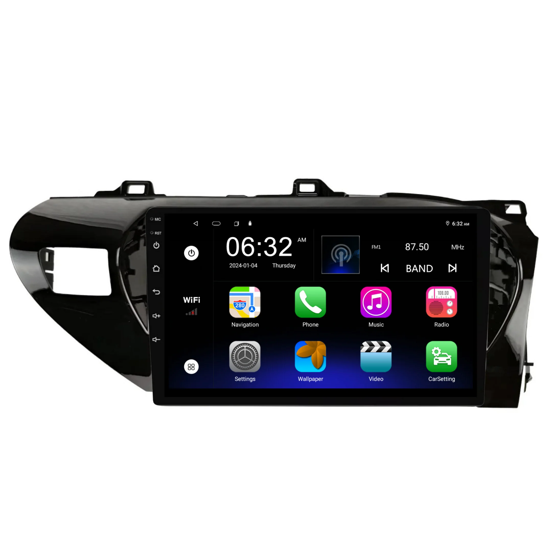 Toyota Hilux N80 / SR5 / GR SPORT (2023/2024) Plug & Play Head Unit Upgrade Kit: Car Radio with Wireless & Wired Apple CarPlay & Android Auto - Image 7
