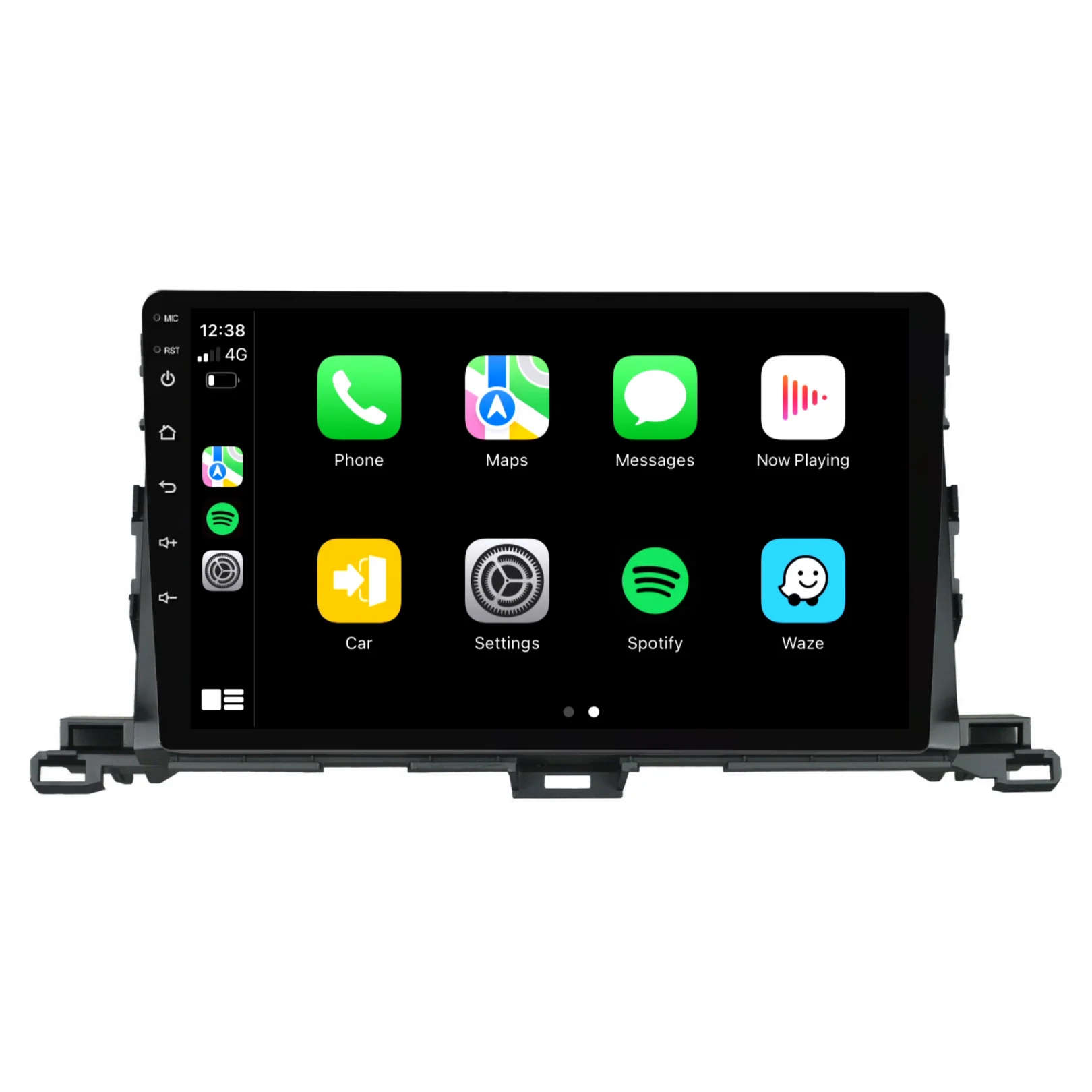 Toyota Kluger (2015-2019) Plug & Play Head Unit Upgrade Kit: Car Radio with Wireless & Wired Apple CarPlay & Android Auto - Image 2