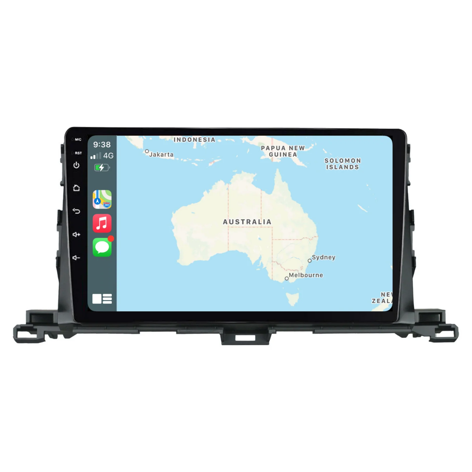 Toyota Kluger (2015-2019) Plug & Play Head Unit Upgrade Kit: Car Radio with Wireless & Wired Apple CarPlay & Android Auto - Image 3