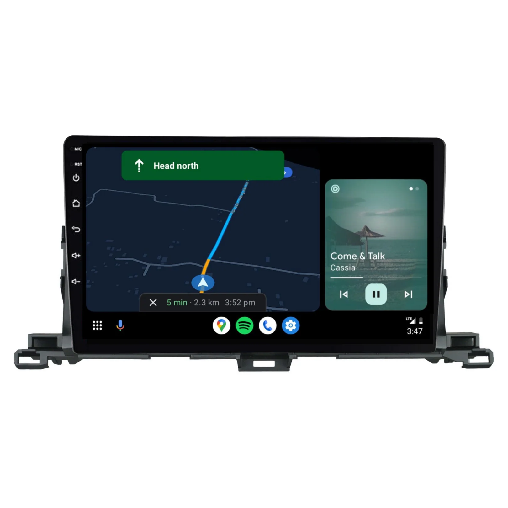 Toyota Kluger (2015-2019) Plug & Play Head Unit Upgrade Kit: Car Radio with Wireless & Wired Apple CarPlay & Android Auto - Image 5