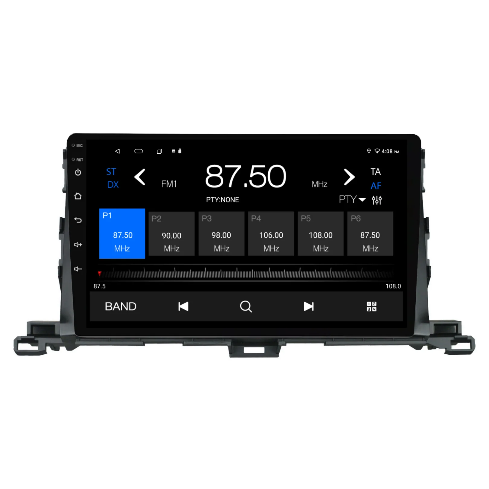 Toyota Kluger (2015-2019) Plug & Play Head Unit Upgrade Kit: Car Radio with Wireless & Wired Apple CarPlay & Android Auto - Image 6
