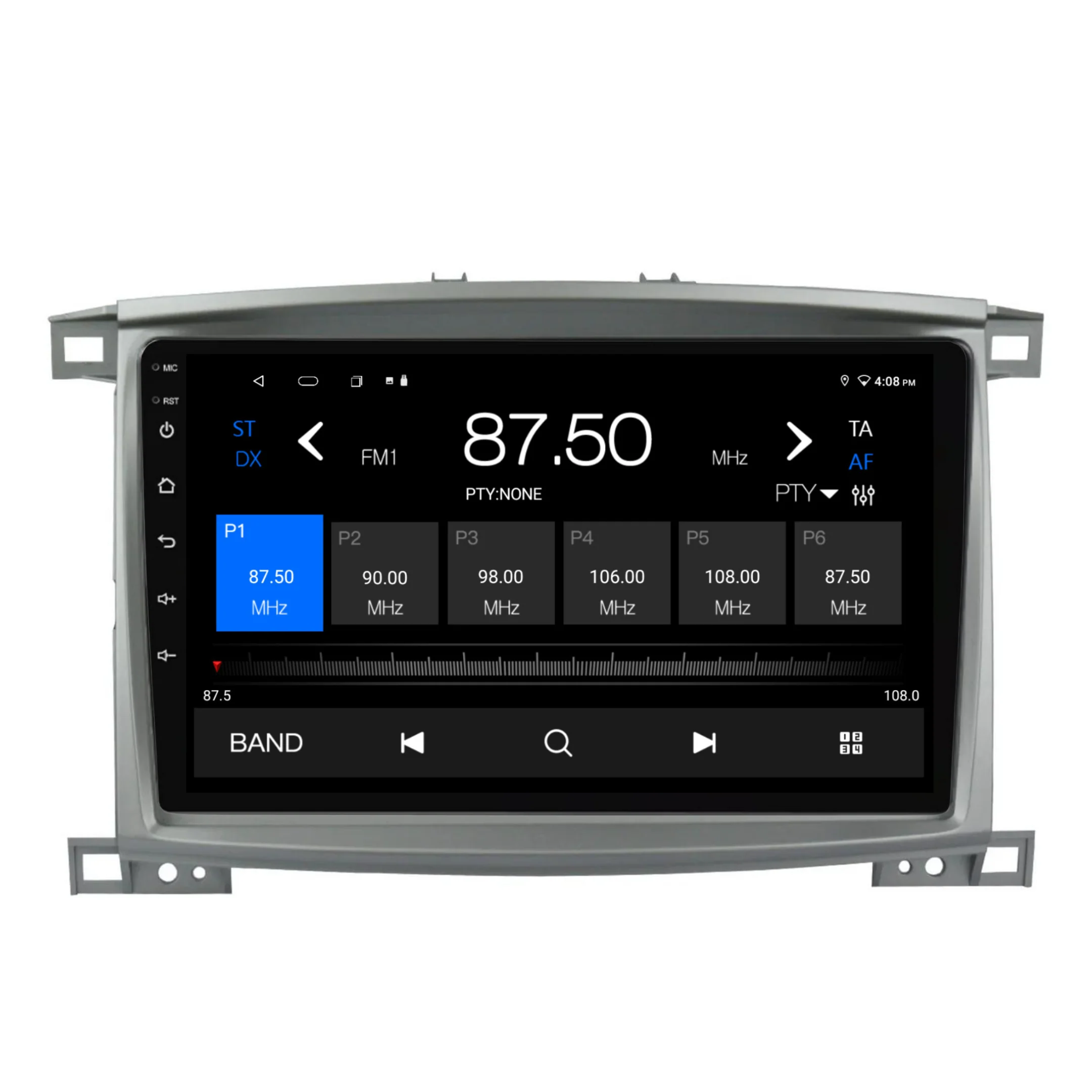 Toyota Landcruiser 100 Series SAHARA 10" (2002-2007) Plug & Play Head Unit Upgrade Kit: Car Radio with Wireless & Wired Apple CarPlay & Android Auto - Image 5