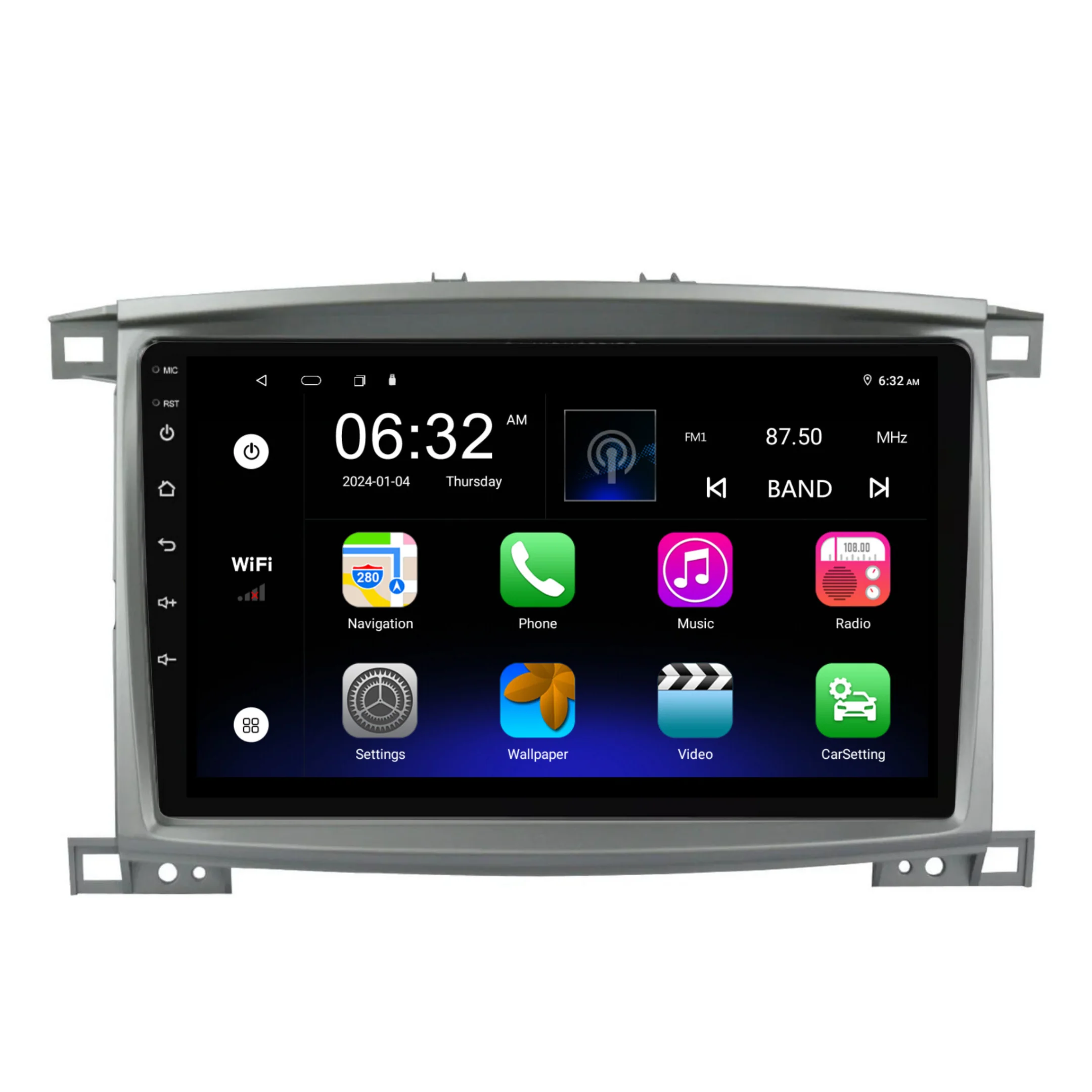 Toyota Landcruiser 100 Series SAHARA 10" (2002-2007) Plug & Play Head Unit Upgrade Kit: Car Radio with Wireless & Wired Apple CarPlay & Android Auto - Image 6
