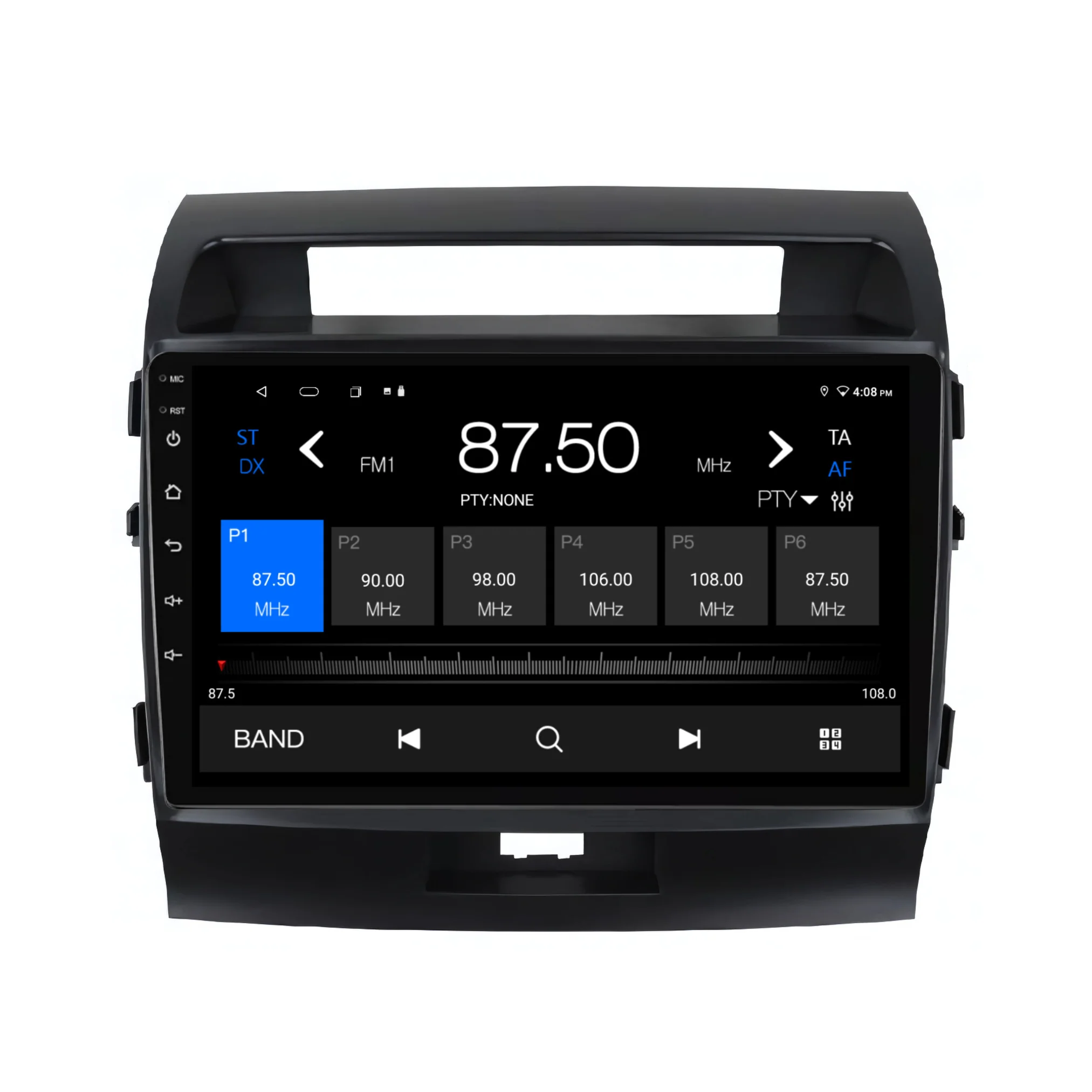 Toyota Landcruiser 200 Series MATTE BLACK (2008-2015) Plug & Play Head Unit Upgrade Kit: Car Radio with Wireless & Wired Apple CarPlay & Android Auto - Image 6