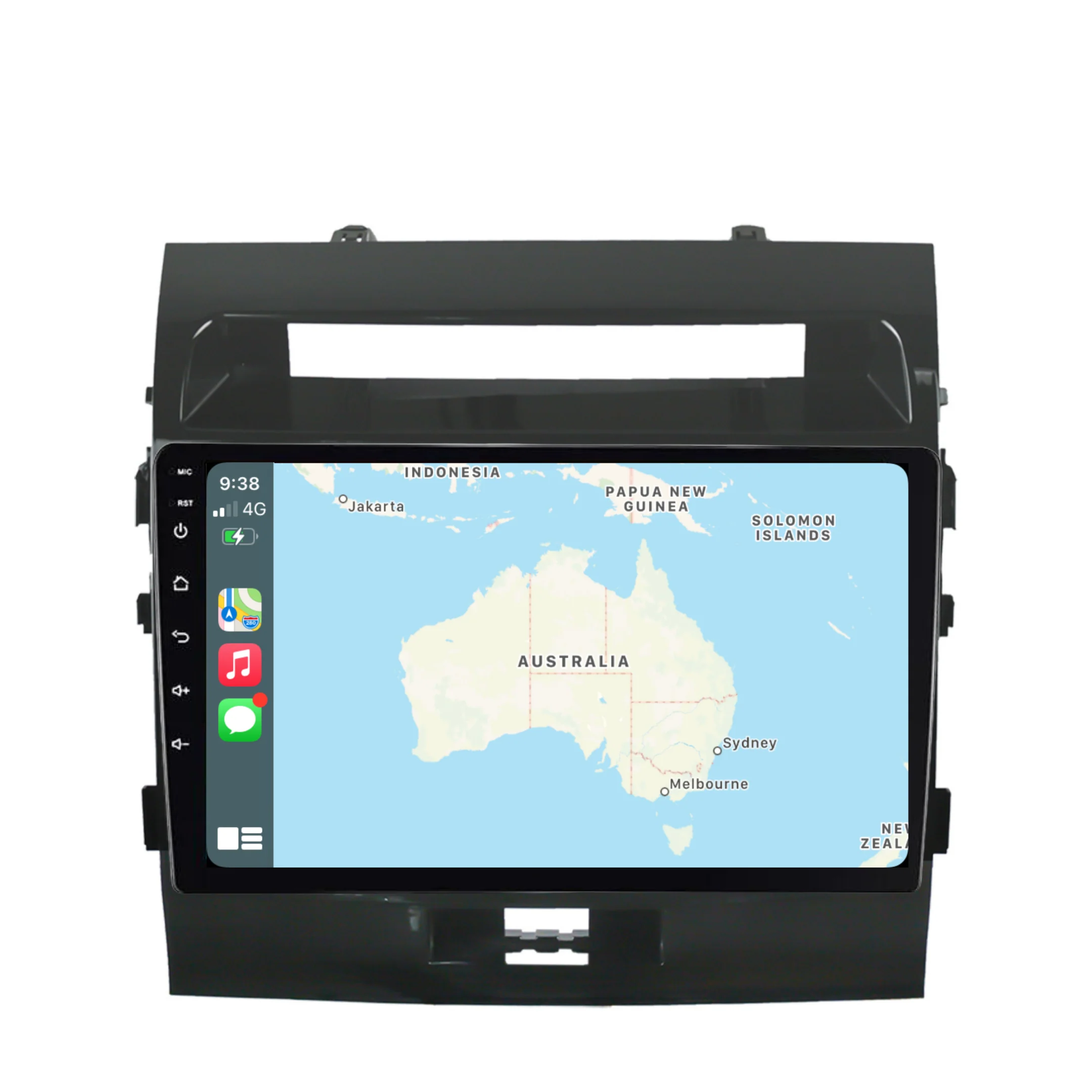 Toyota Landcruiser 200 Series (2008-2015) Plug & Play Head Unit Upgrade Kit: Car Radio with Wireless & Wired Apple CarPlay & Android Auto - Image 3