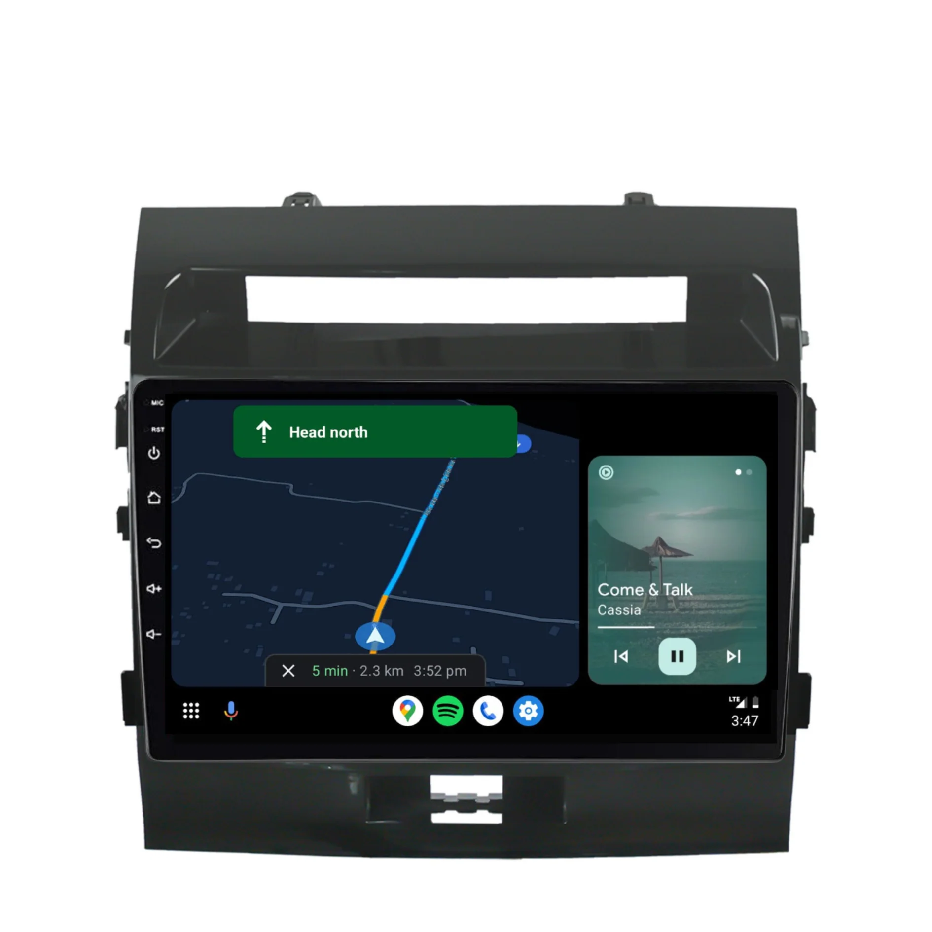 Toyota Landcruiser 200 Series (2008-2015) Plug & Play Head Unit Upgrade Kit: Car Radio with Wireless & Wired Apple CarPlay & Android Auto - Image 5