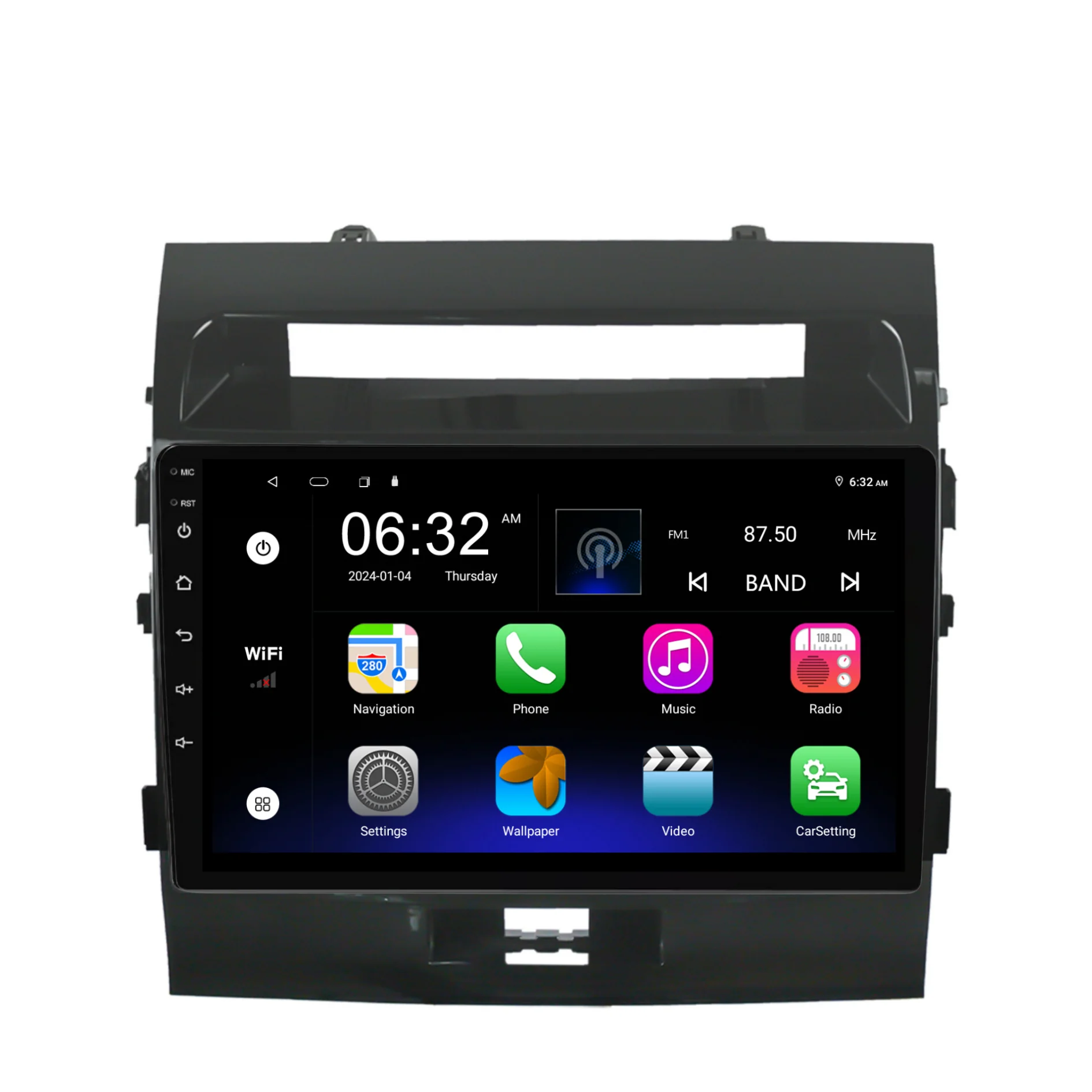 Toyota Landcruiser 200 Series (2008-2015) Plug & Play Head Unit Upgrade Kit: Car Radio with Wireless & Wired Apple CarPlay & Android Auto - Image 7