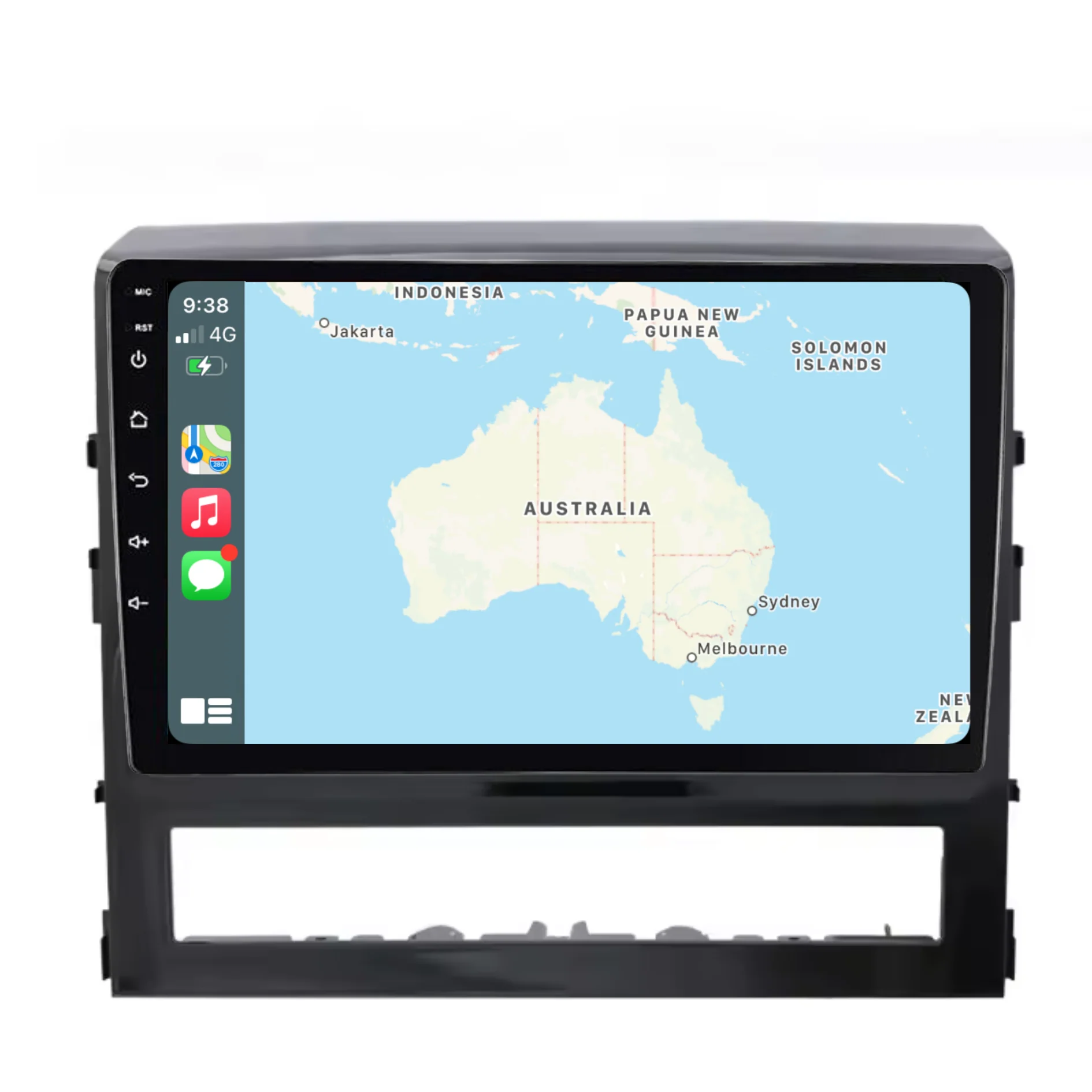 Toyota Landcruiser 200 Series (2016-2020) Plug & Play Head Unit Upgrade Kit: Car Radio with Wireless & Wired Apple CarPlay & Android Auto - Image 3