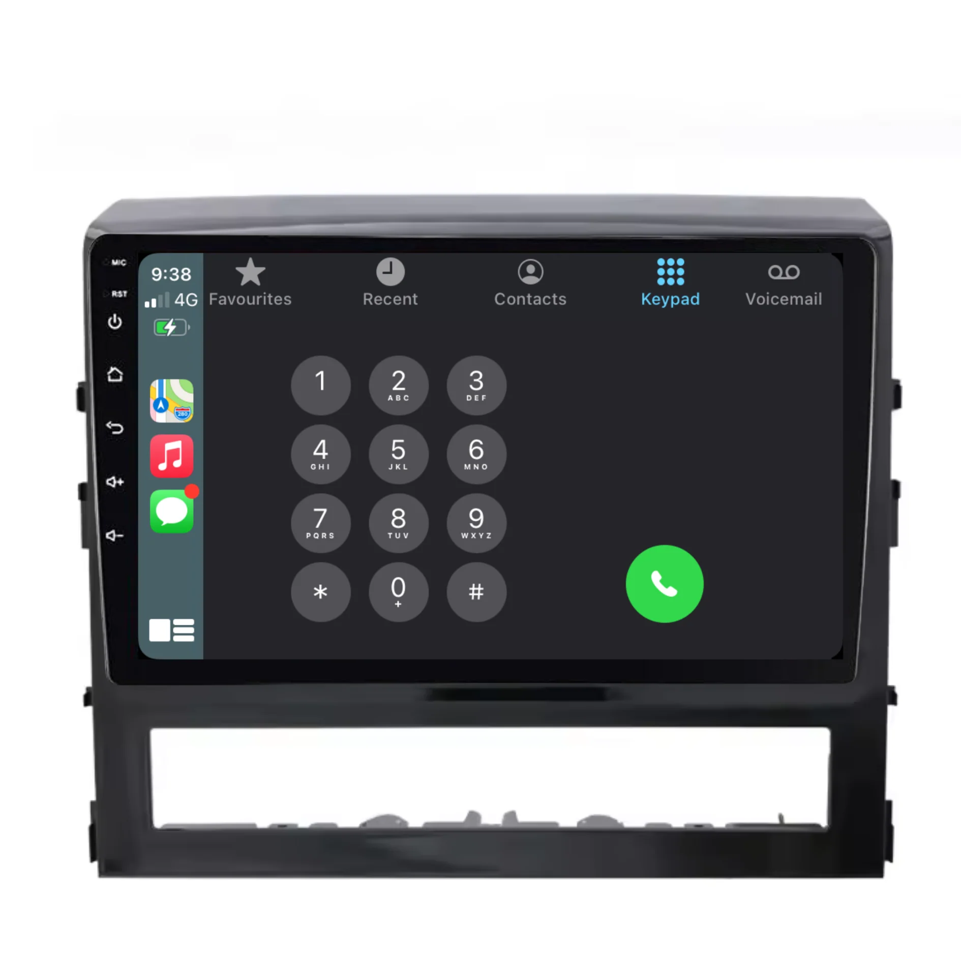 Toyota Landcruiser 200 Series (2016-2020) Plug & Play Head Unit Upgrade Kit: Car Radio with Wireless & Wired Apple CarPlay & Android Auto - Image 4