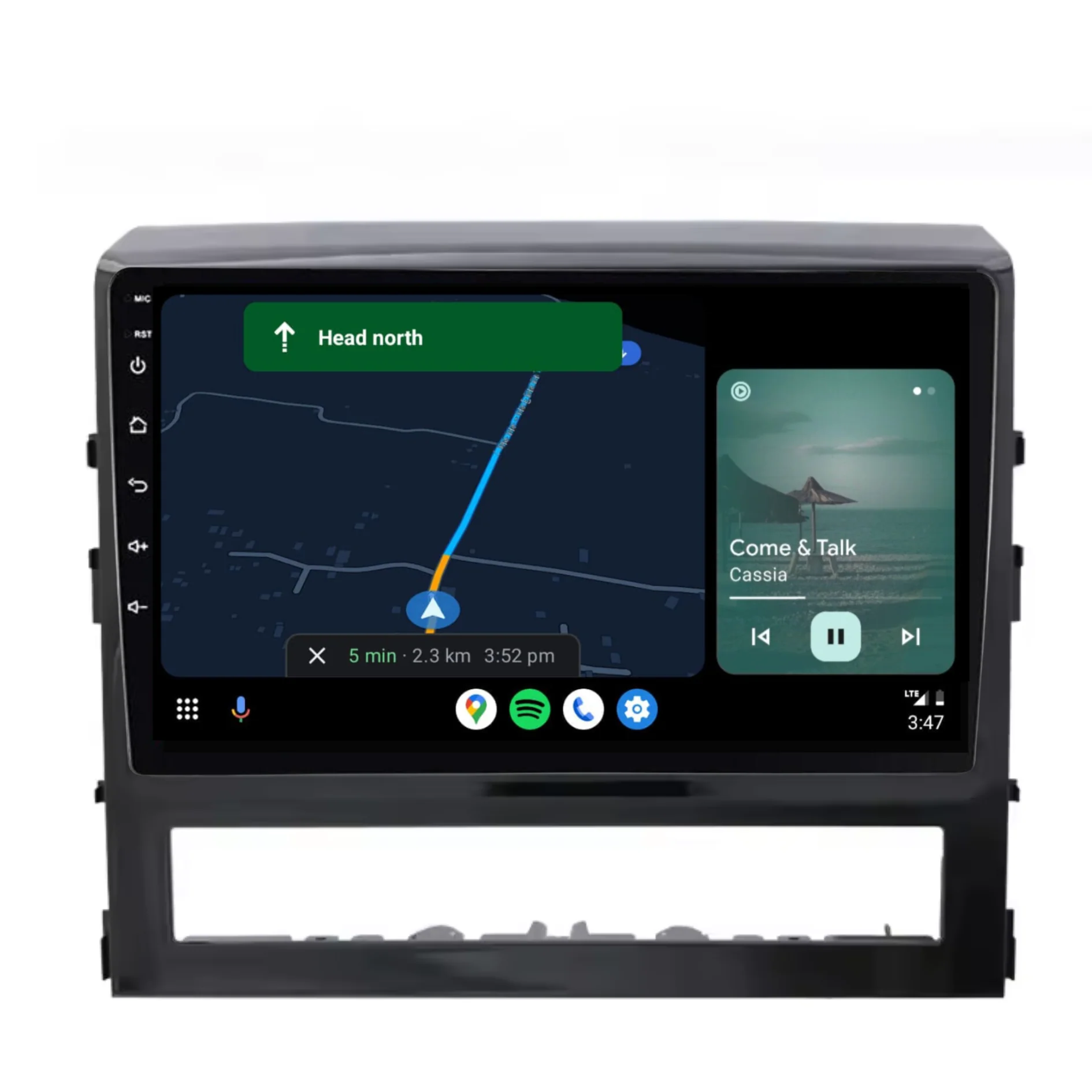 Toyota Landcruiser 200 Series (2016-2020) Plug & Play Head Unit Upgrade Kit: Car Radio with Wireless & Wired Apple CarPlay & Android Auto - Image 5
