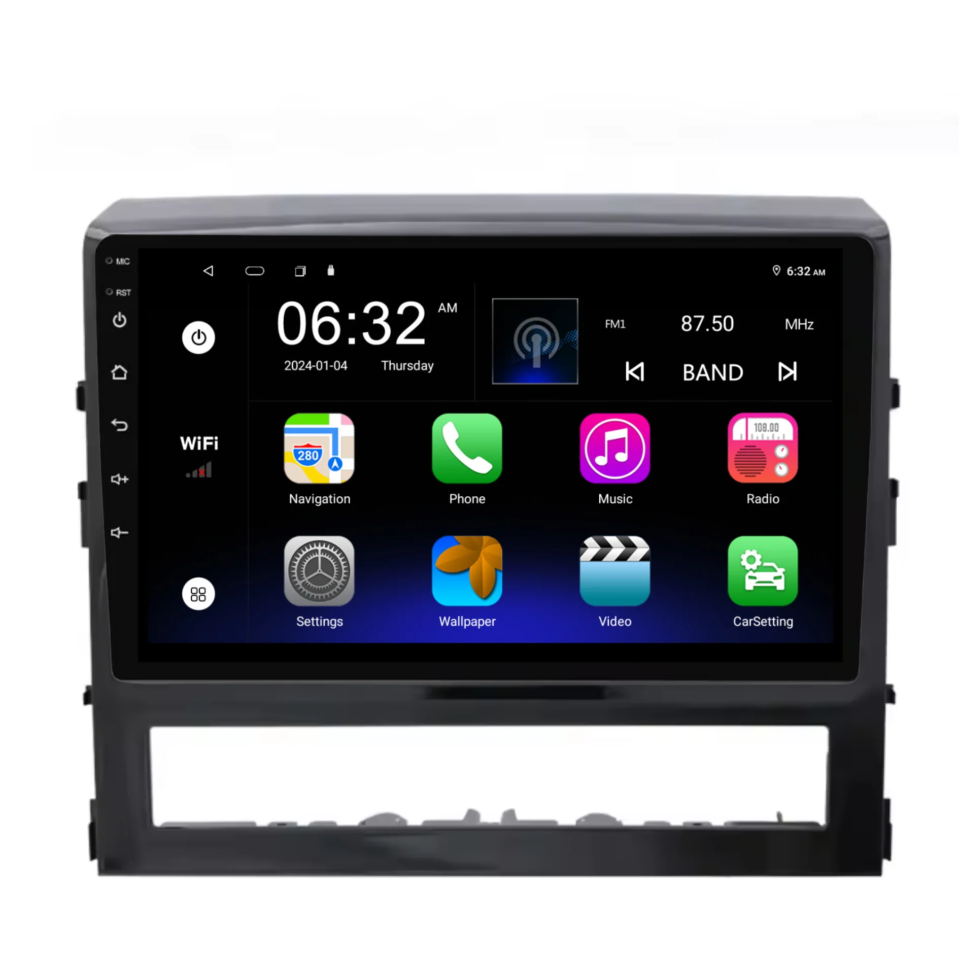 Toyota Landcruiser 200 Series (2016-2020) Plug & Play Head Unit Upgrade Kit: Car Radio with Wireless & Wired Apple CarPlay & Android Auto - Image 7