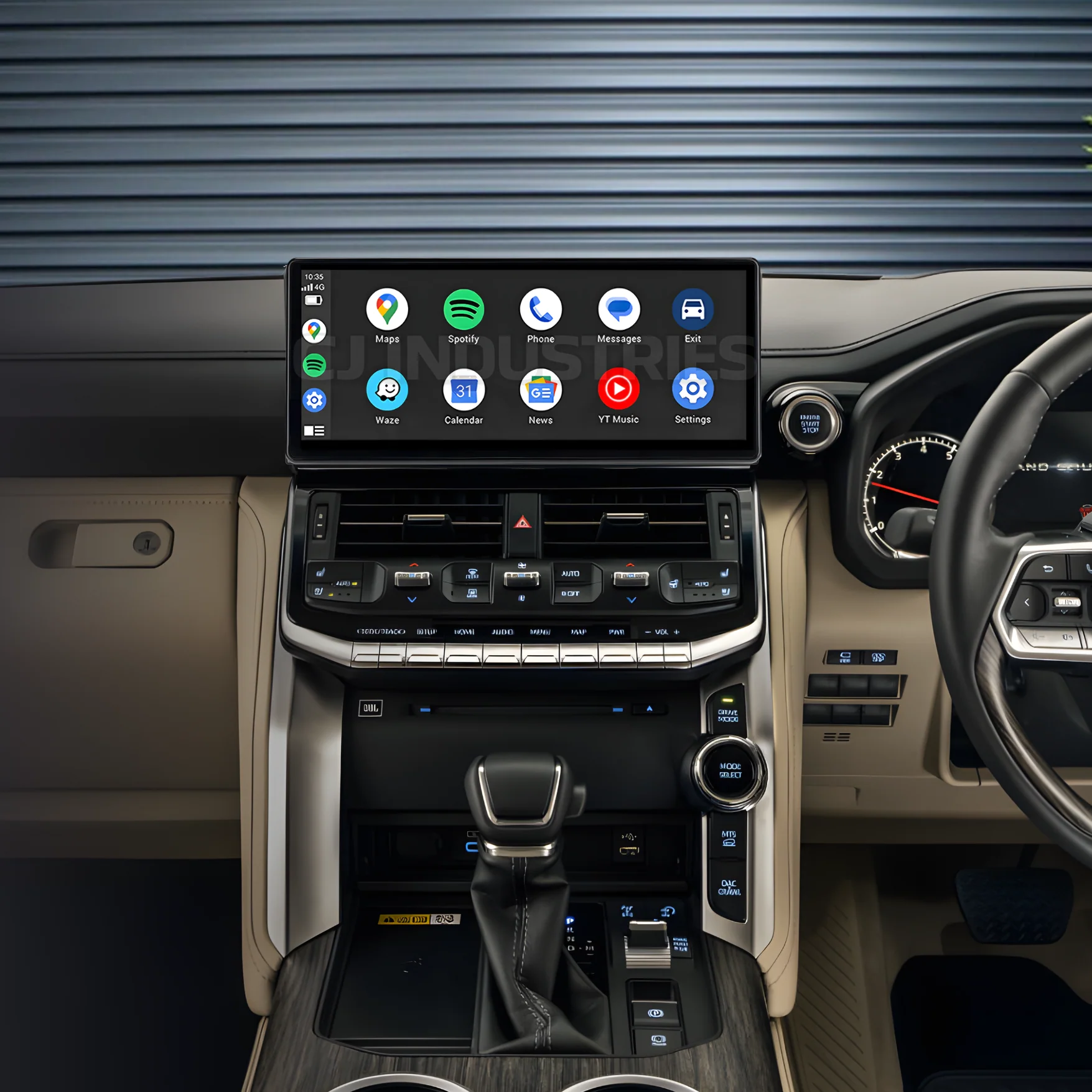 Toyota Landcruiser LC300 300 Series (2021 - 2025) 12.3" HD Plug & Play Head Unit Upgrade Kit: Car Radio with Wireless & Wired Apple CarPlay & Android Auto - Image 3