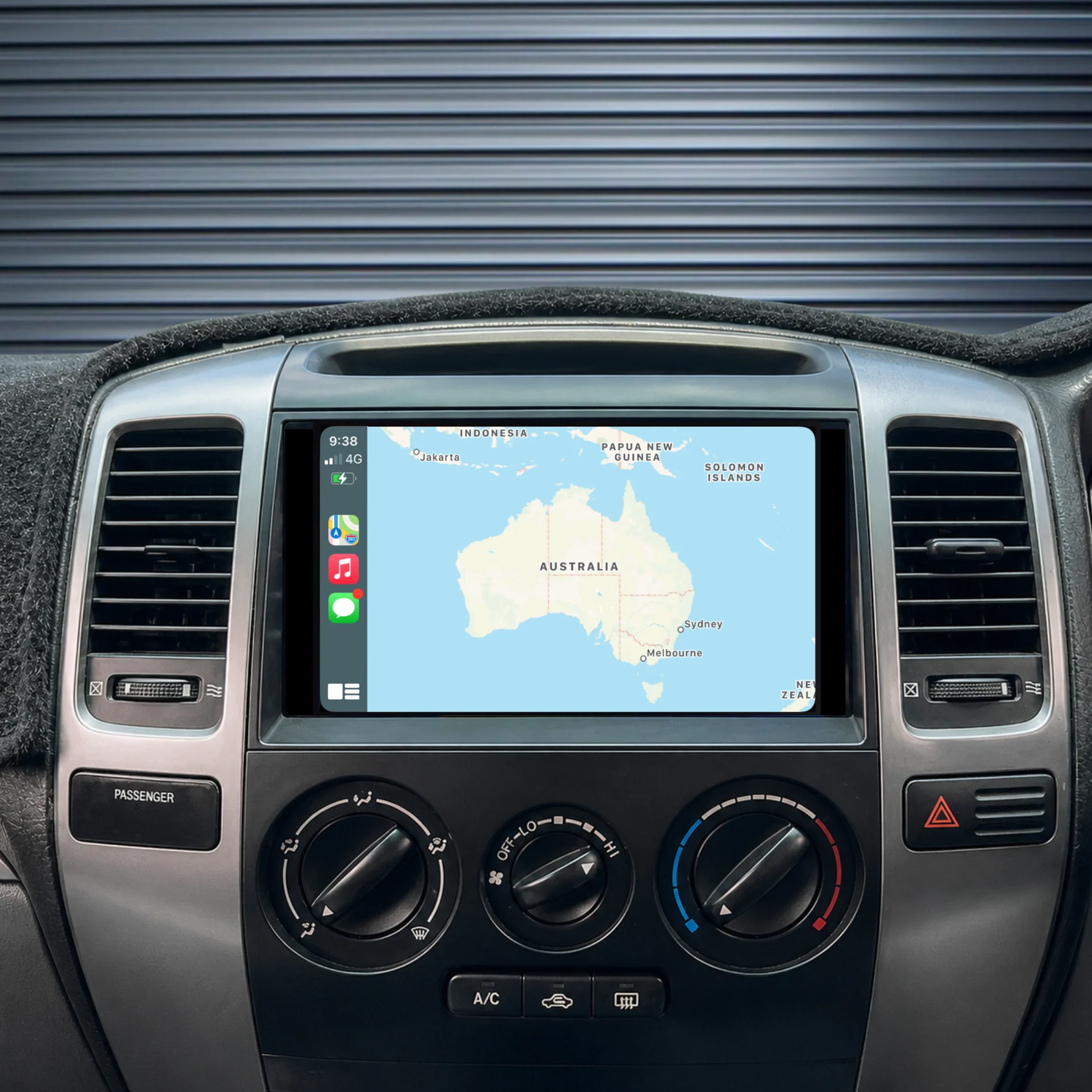Toyota Prado 120 Series (2003-2009) Plug & Play Head Unit Upgrade Kit: Car Radio with Wireless & Wired Apple CarPlay & Android Auto - Image 2