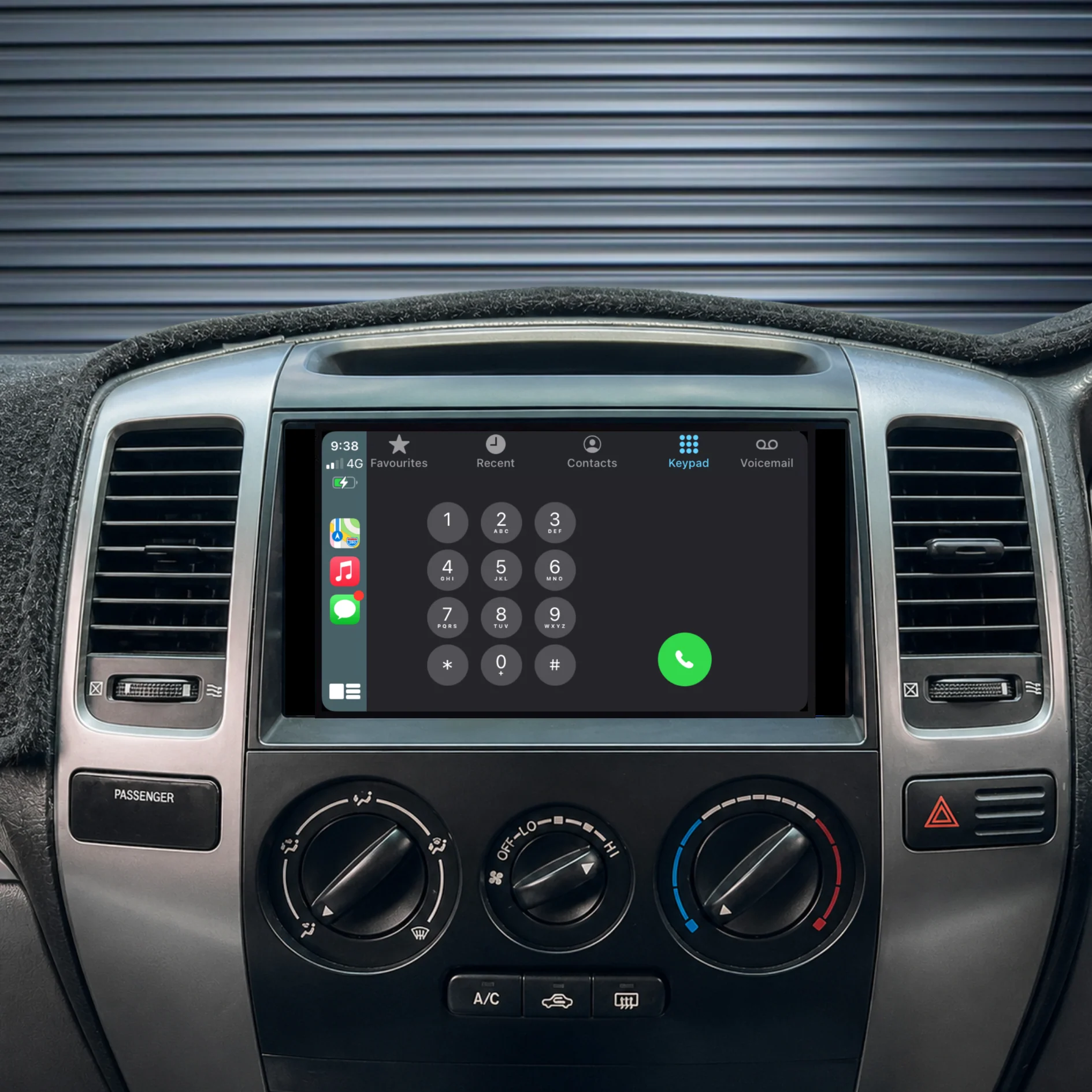 Toyota Prado 120 Series (2003-2009) Plug & Play Head Unit Upgrade Kit: Car Radio with Wireless & Wired Apple CarPlay & Android Auto - Image 3