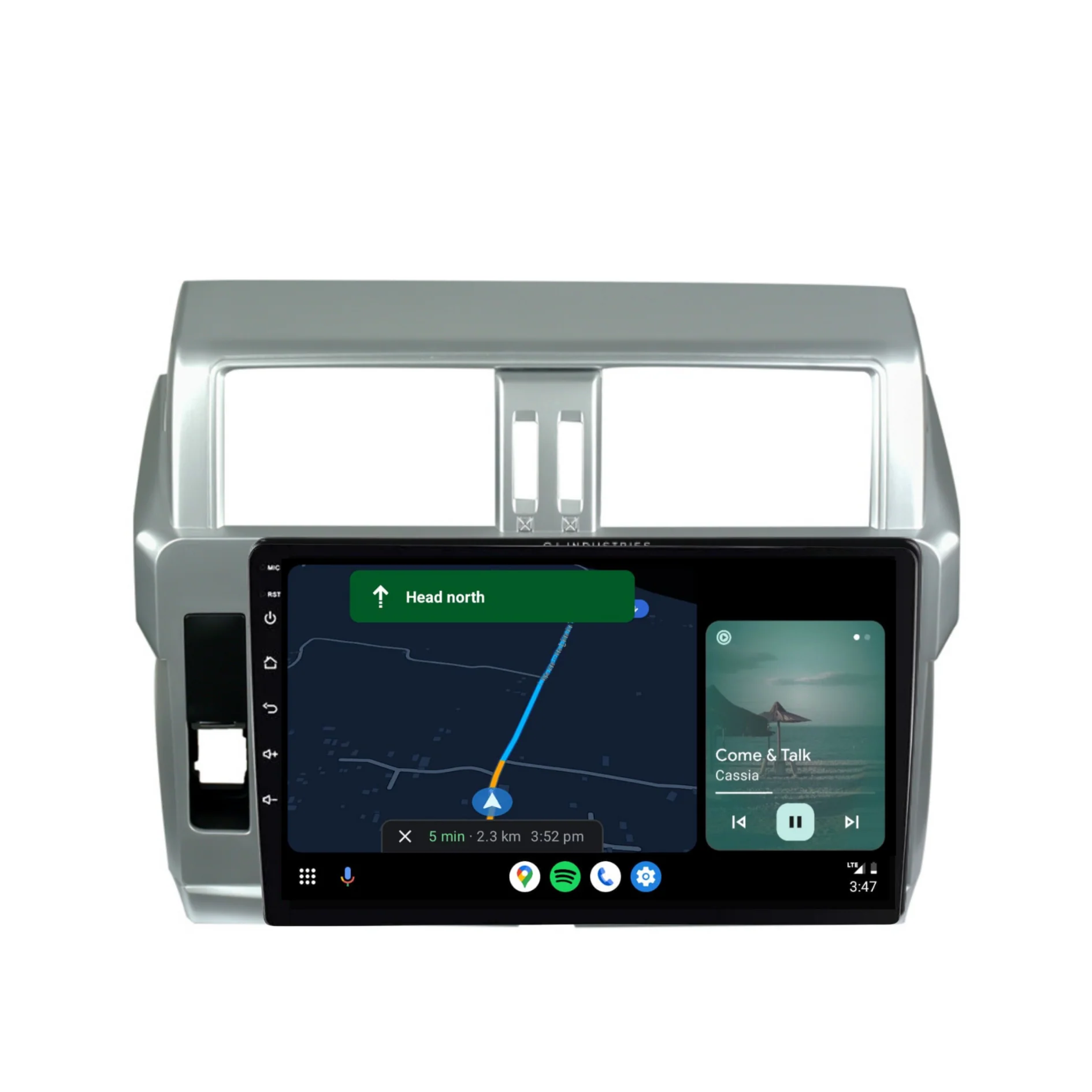 Toyota Prado 150 (2014-2017) Plug & Play Head Unit Upgrade Kit: Car Radio with Wireless & Wired Apple CarPlay & Android Auto - Image 6