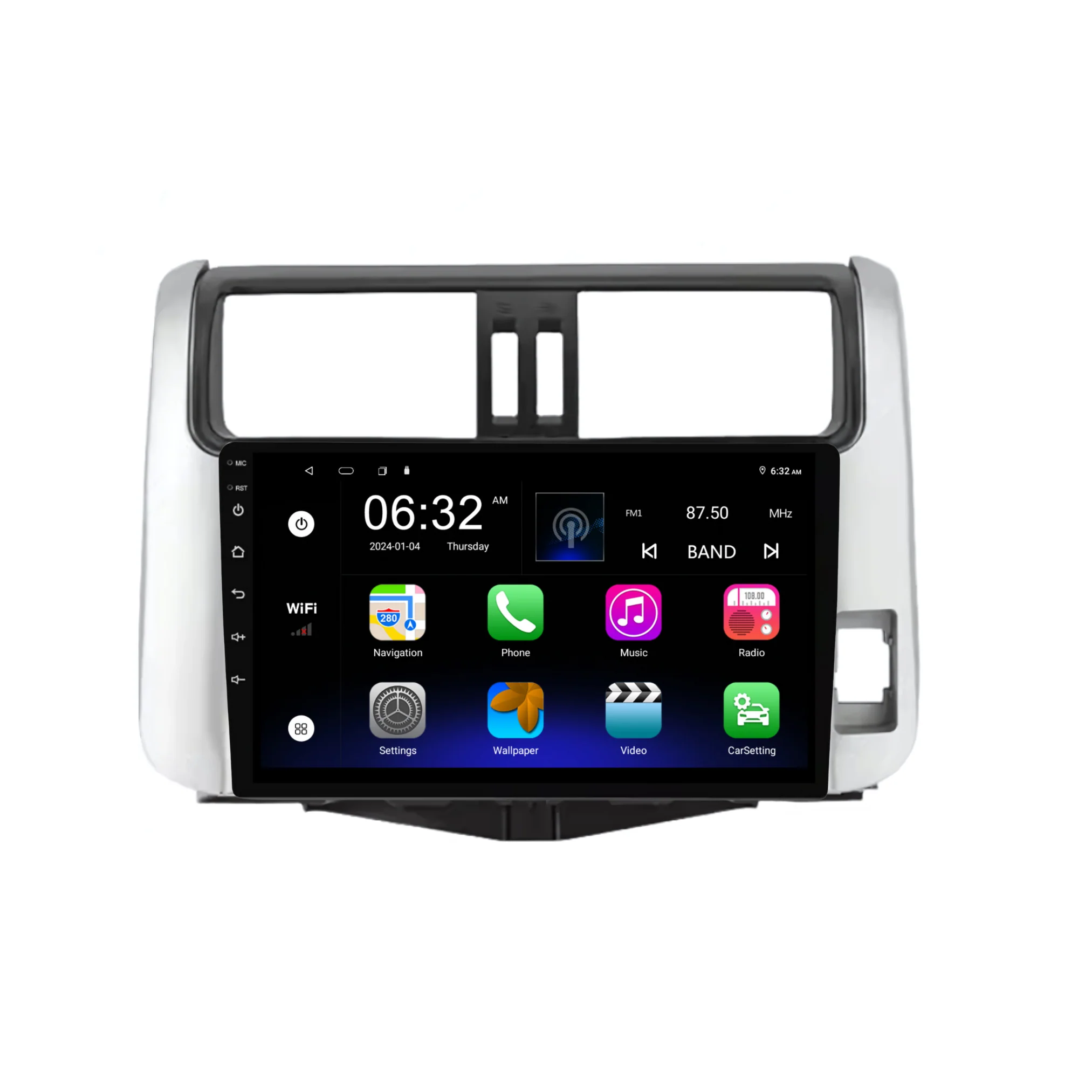 Toyota Prado (2010-2013) Plug & Play Head Unit Upgrade Kit: Car Radio with Wireless & Wired Apple CarPlay & Android Auto - Image 8