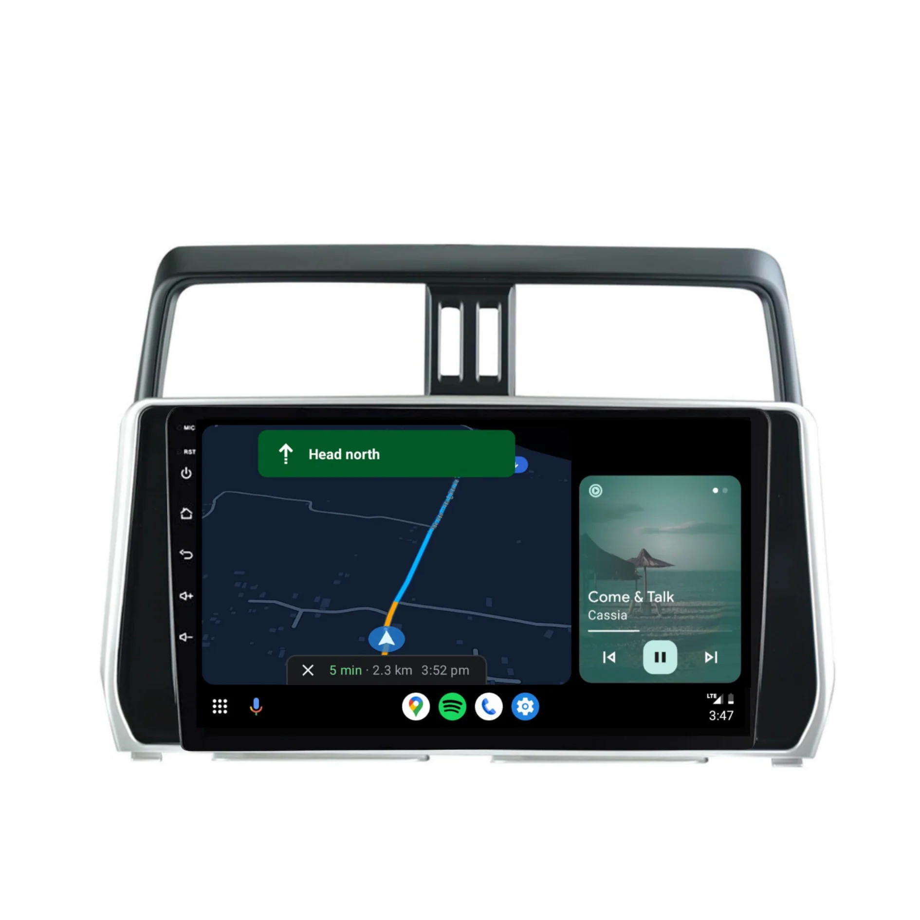 Toyota Prado (2018-2022) Plug & Play Head Unit Upgrade Kit: Car Radio with Wireless & Wired Apple CarPlay & Android Auto - Image 6