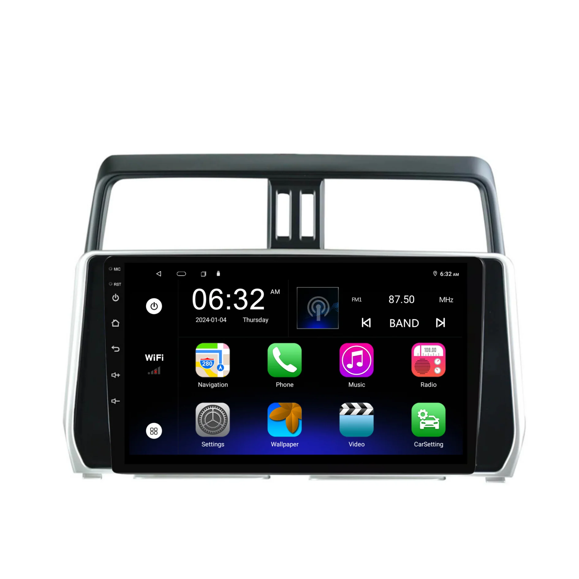 Toyota Prado (2018-2022) Plug & Play Head Unit Upgrade Kit: Car Radio with Wireless & Wired Apple CarPlay & Android Auto - Image 8