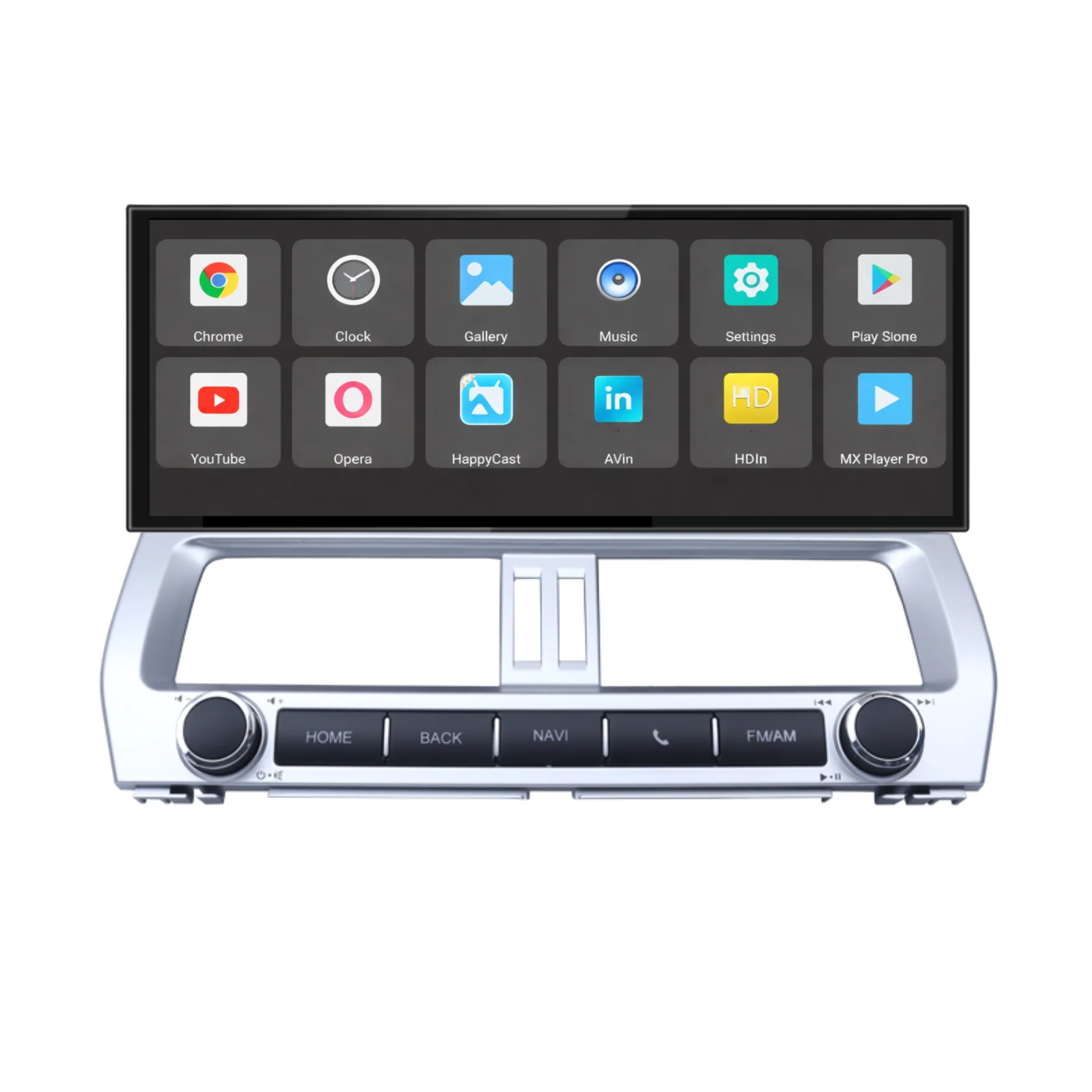 Toyota Prado (2018-2024) 12.3" HD Plug & Play Head Unit Upgrade Kit: Car Radio with Wireless & Wired Apple CarPlay & Android Auto - Image 6