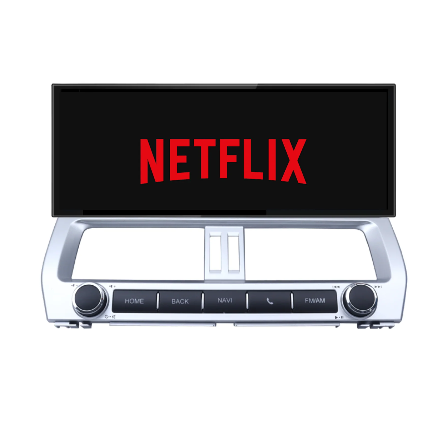 Toyota Prado (2018-2024) 12.3" HD Plug & Play Head Unit Upgrade Kit: Car Radio with Wireless & Wired Apple CarPlay & Android Auto - Image 7